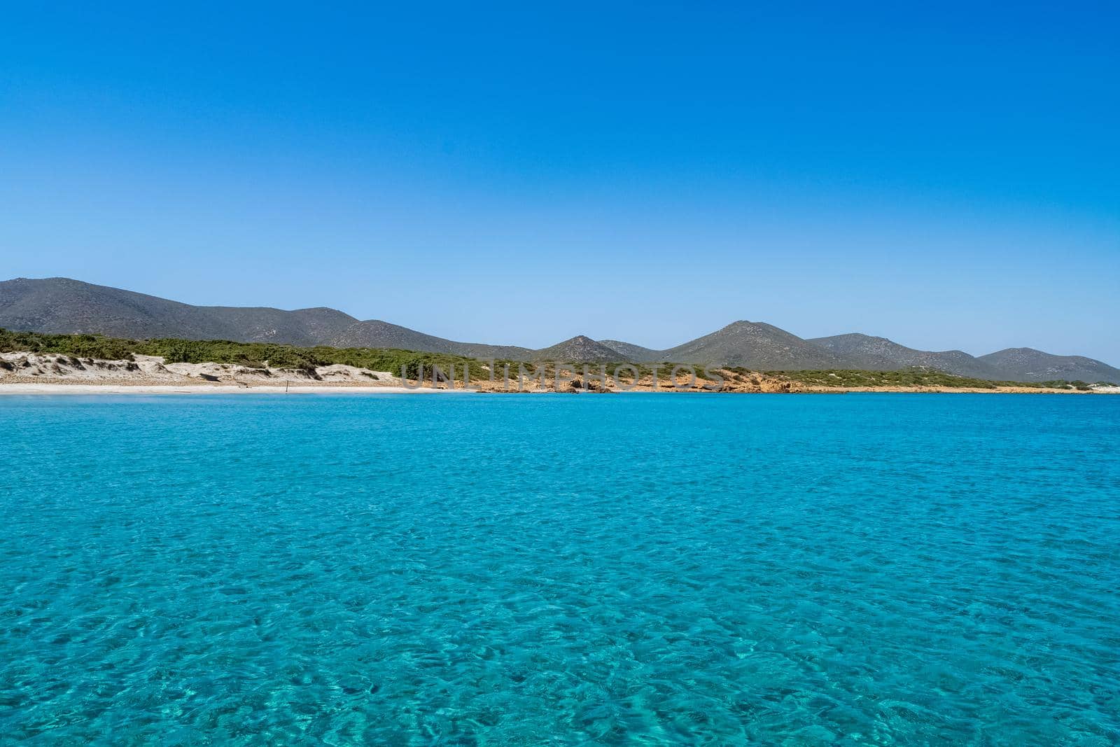 Beautiful view of the southern Sardinian sea by silentstock639