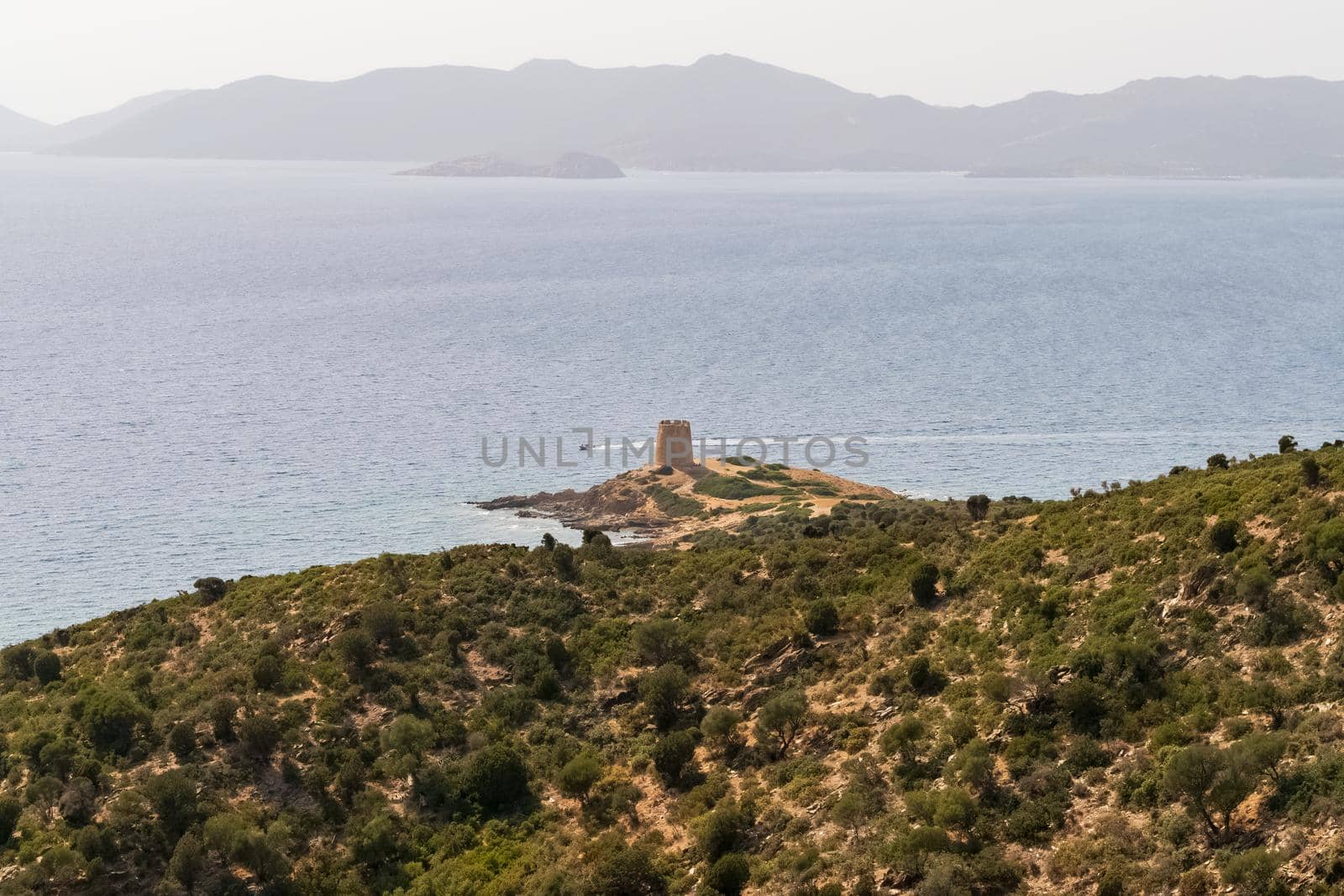 Beautiful view of the southern Sardinian sea by silentstock639