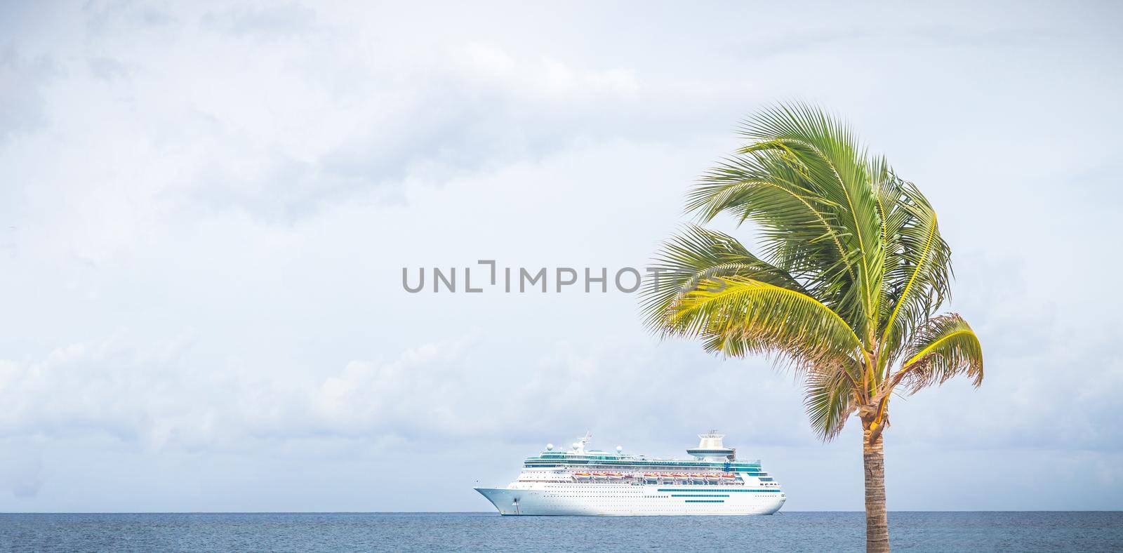 NASSAU, BAHAMAS - SEPTEMBER, 06, 2014: Royal Caribbean's ship, , sails in the Port of the Bahamas on September 06, 2014 by Mariakray