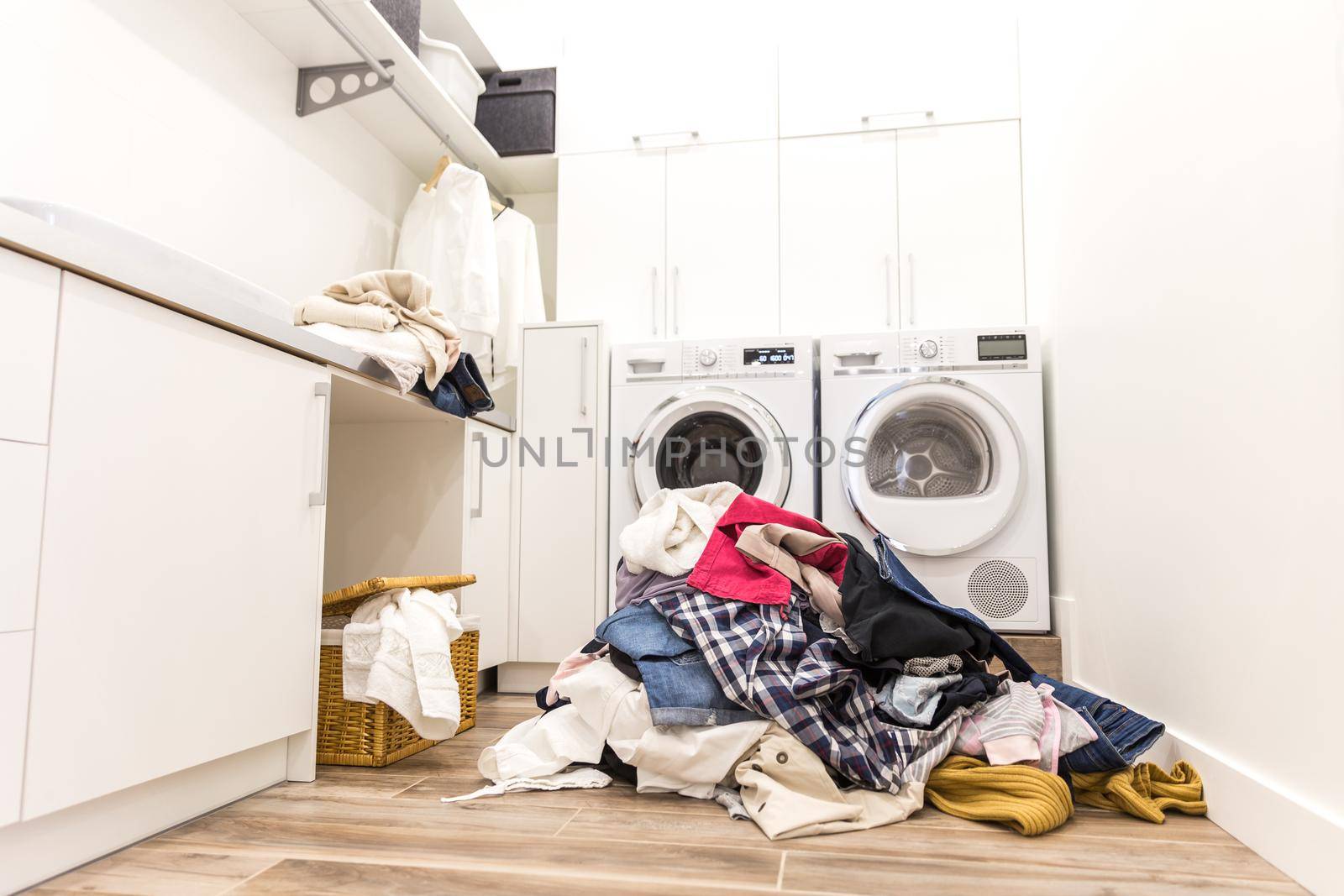 Pile of dirty laundry
