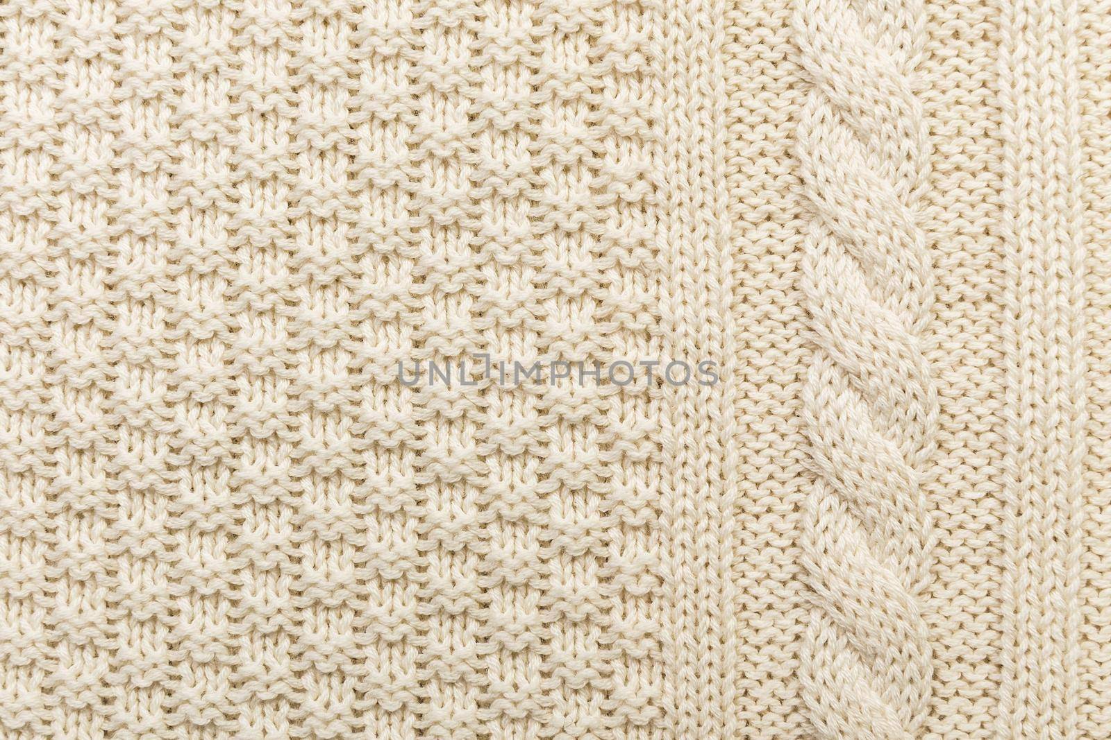 Knitting wool fabric texture background