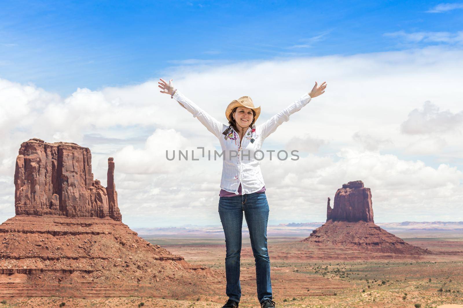 Girl in monument valley by Mariakray