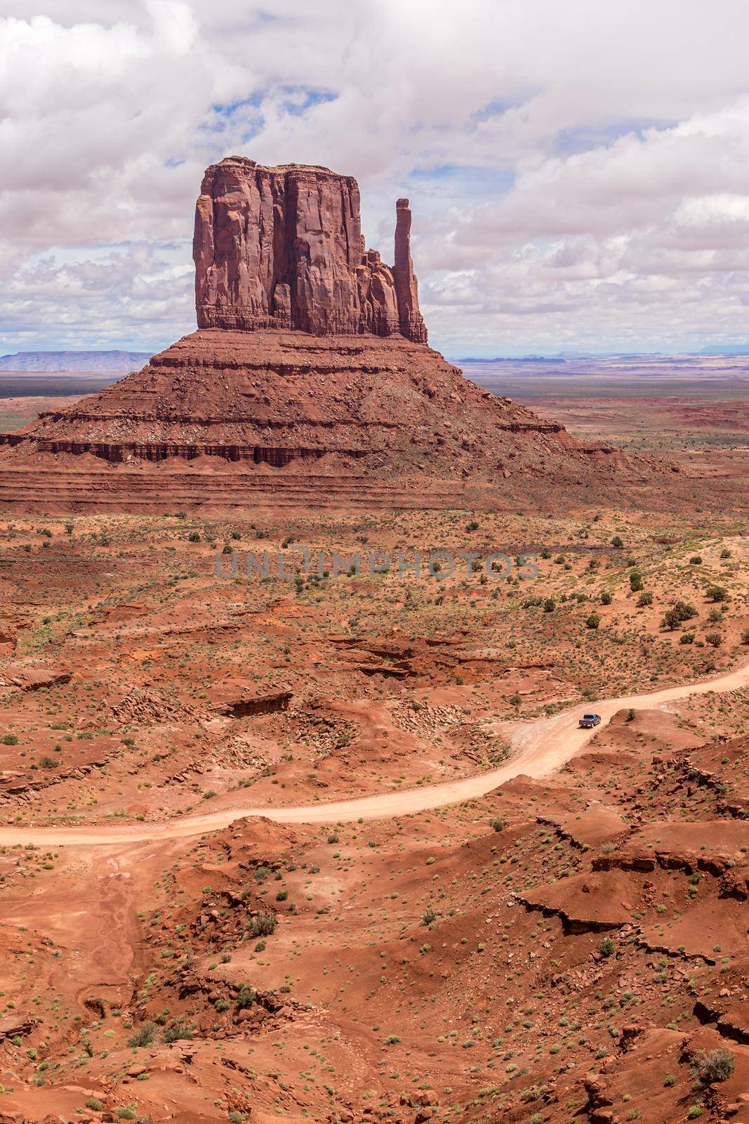 Monument Valley, popular turistic place in Utah, USA