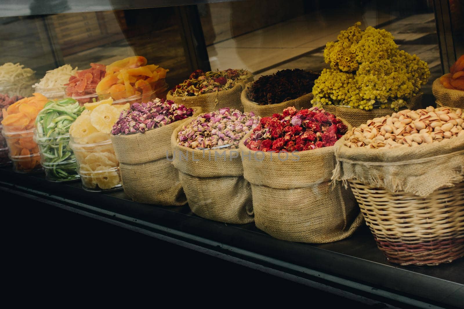 Natural  Dry fruit sell in a market place