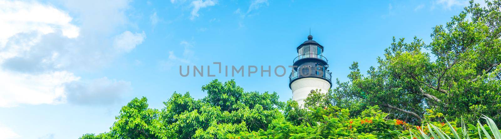 Lighthouse is a symbol of Key west in Florida