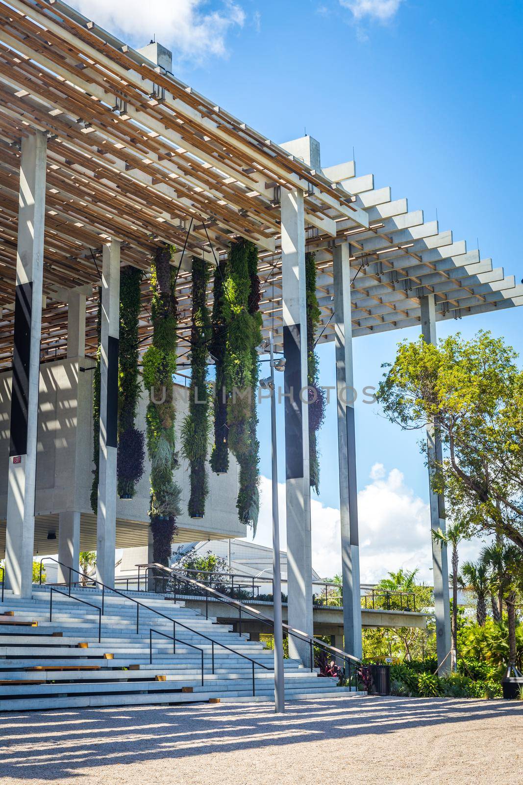 MIAMI, USA - SEPTEMBER 09, 2014 : View of Perez Art Museum on September 09, 2014 in Miami.