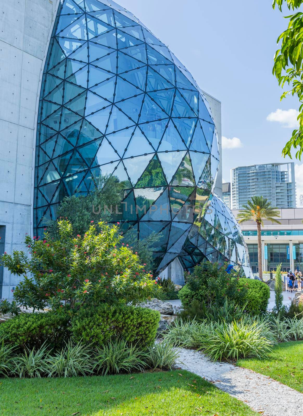 ST. PETERSBURG, FLORIDA - SEPTEMBER 2: Exterior of Salvador Dali Museum September 02, 2014 in St. Petersburg, FL. The museum has one of the largest collection of the works of Salvador Dali in the world. by Mariakray