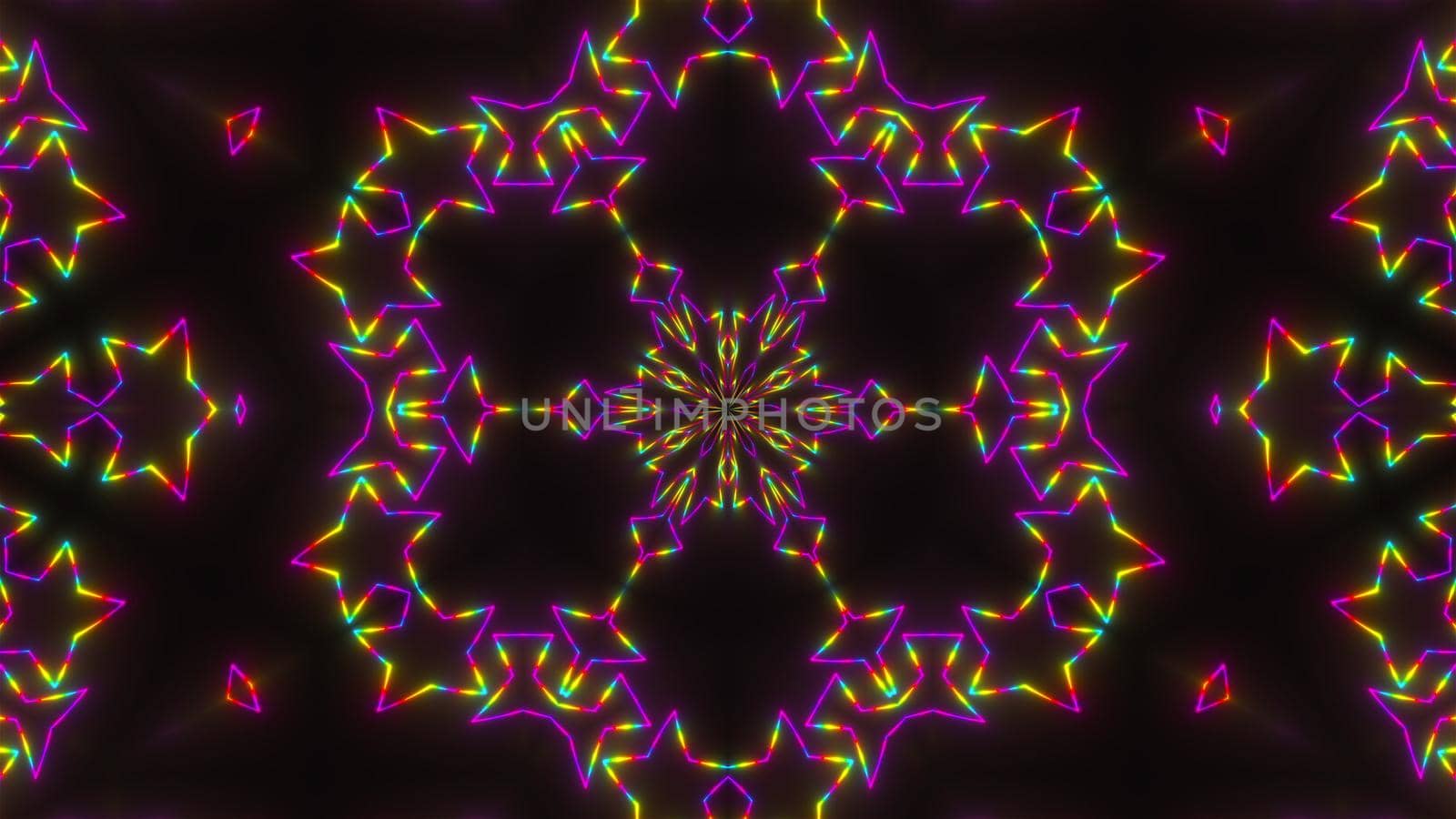 Neon kaleidoscope by nolimit046