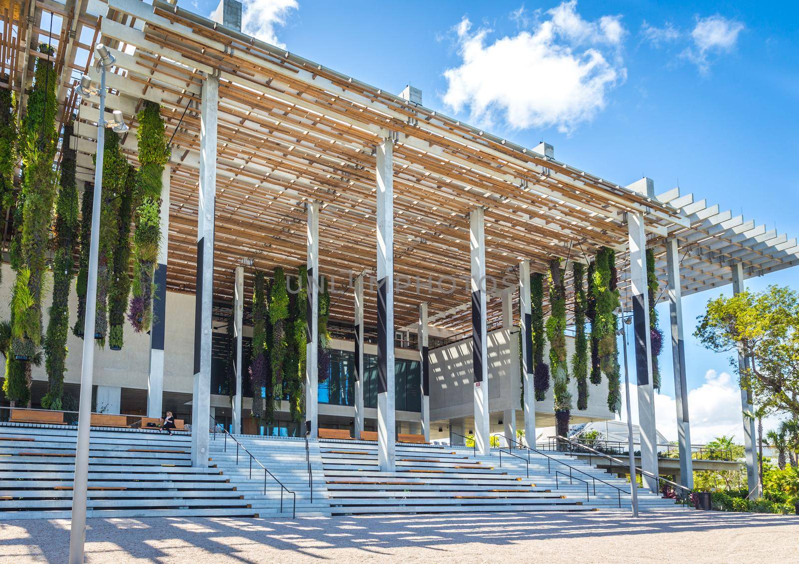 MIAMI, USA - SEPTEMBER 09, 2014 : View of Perez Art Museum on September 09, 2014 in Miami.