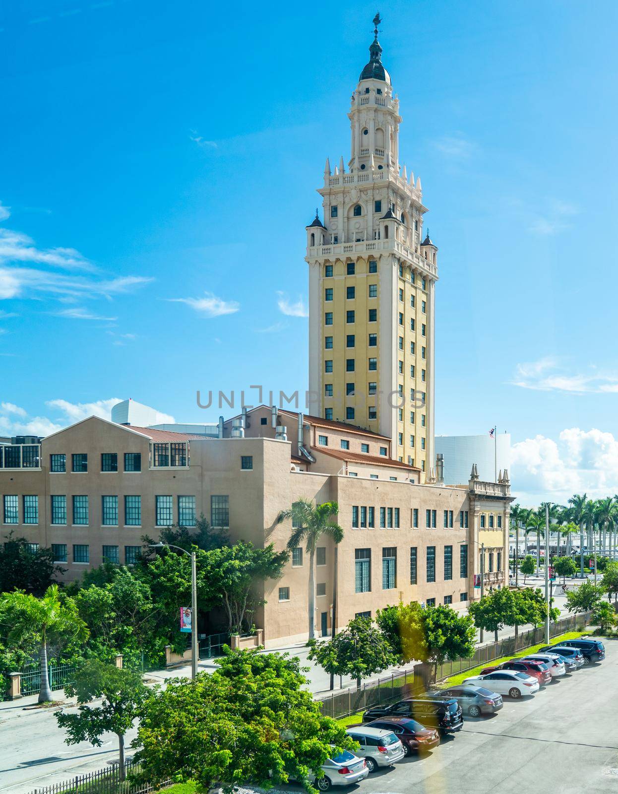 MIAMI - September 10, 2019: View of downtown Miami USA