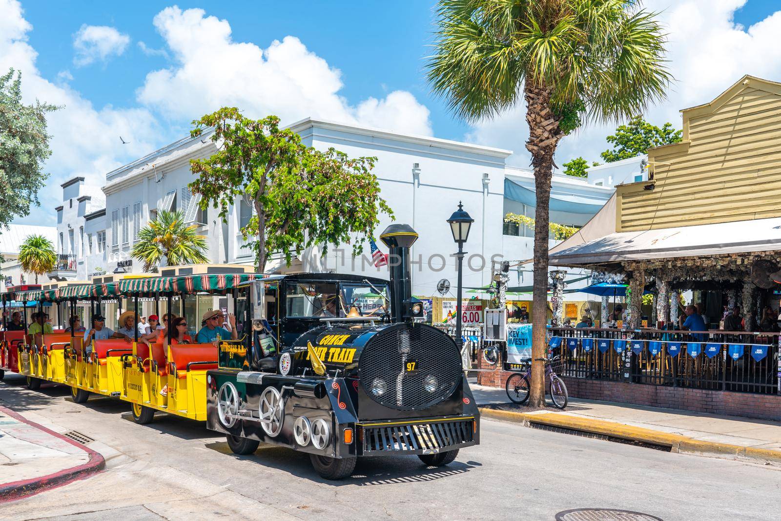 Key West, Florida, USA - September 12, 2019: Quiet Street In Key West, Florida by Mariakray