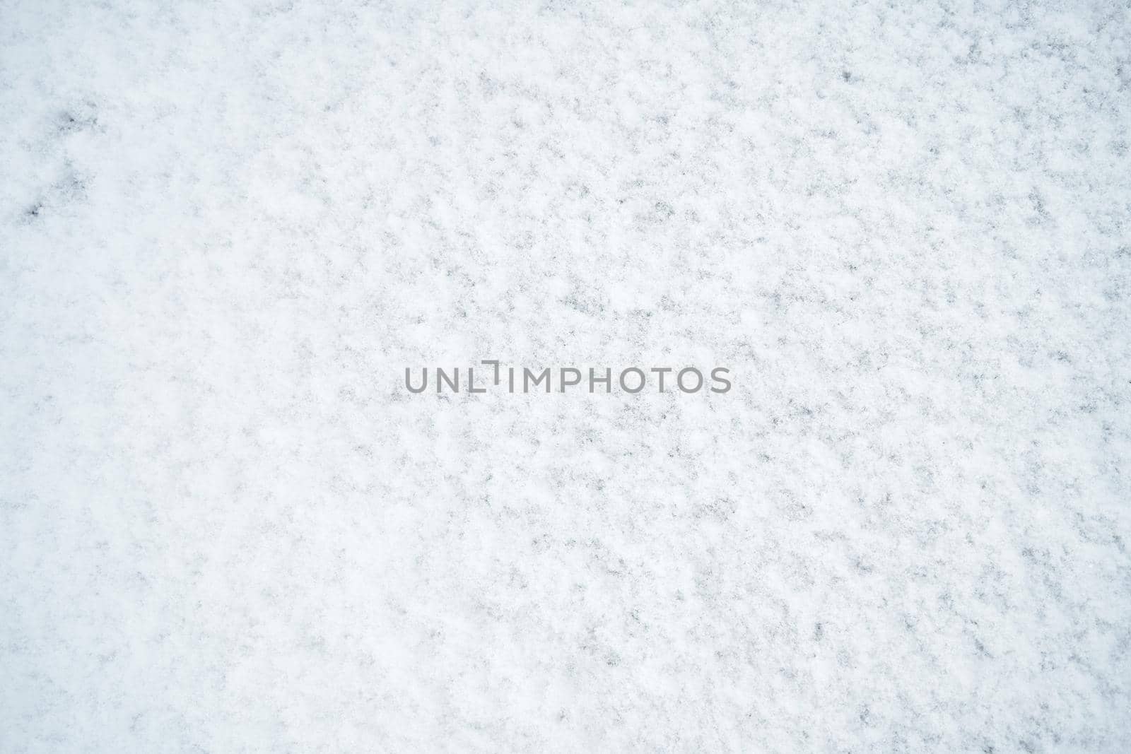 The texture of white untouched snow lying on the road by Try_my_best
