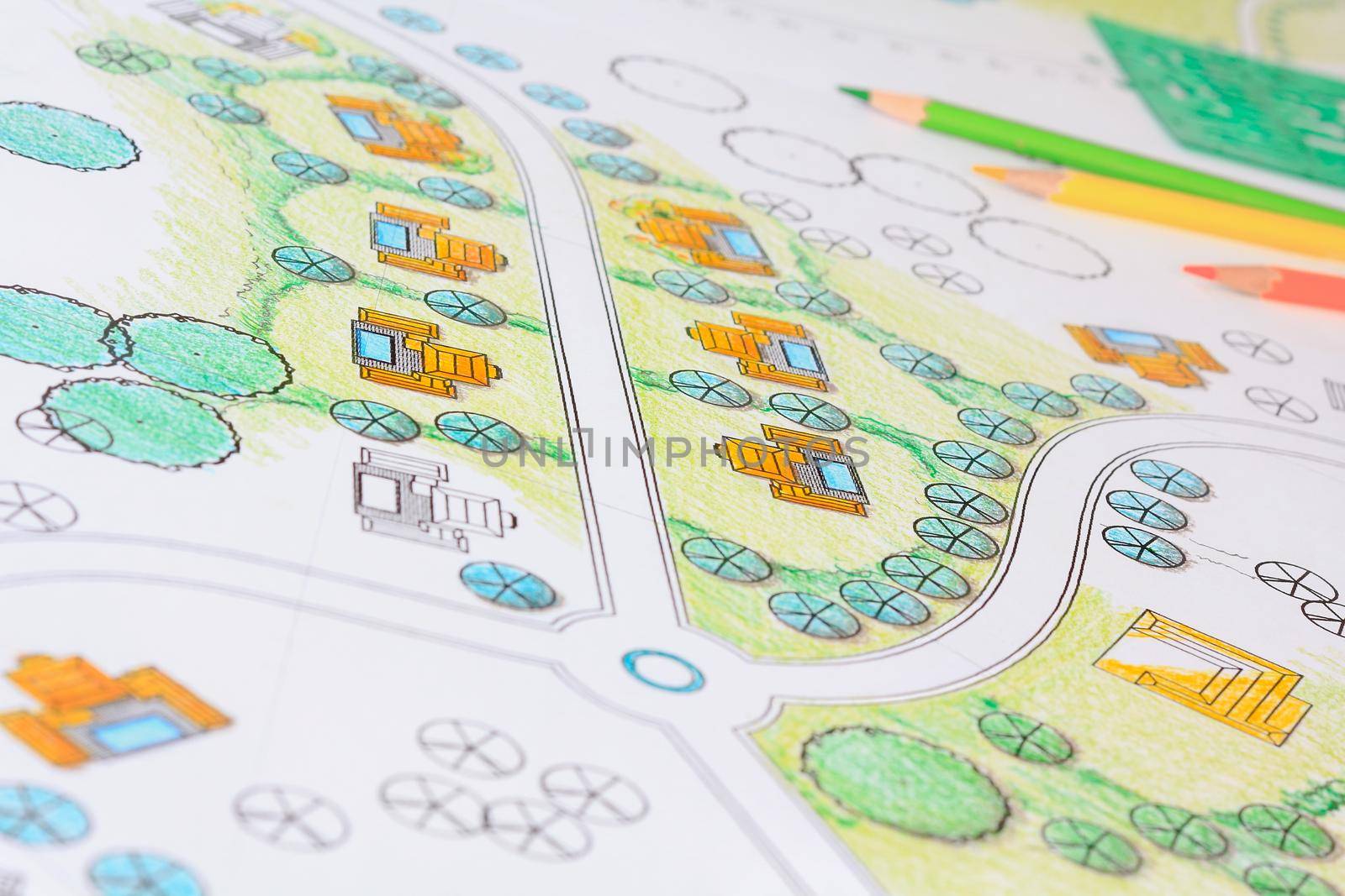 Housing Estate Design Plan by toa55