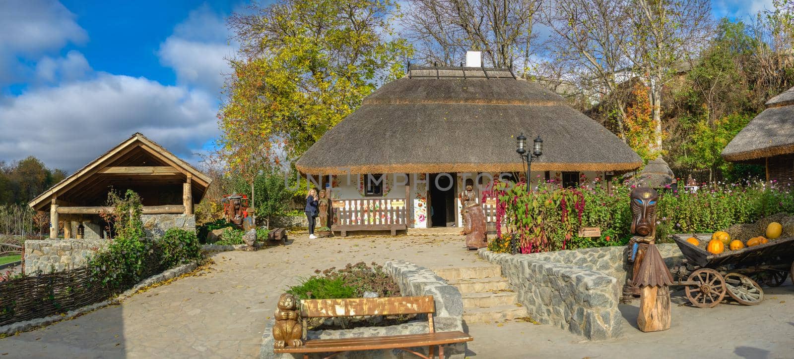 Traditional Ukrainian village in Uman, Ukraine by Multipedia