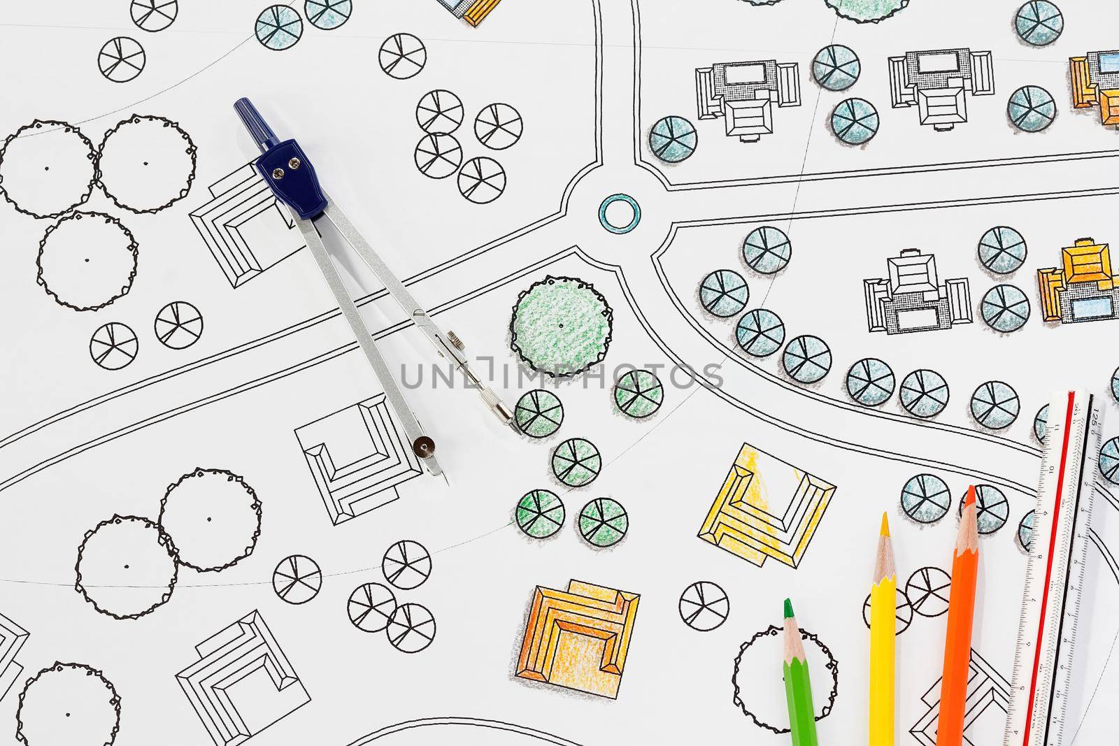 Housing Estate Design Plan by toa55