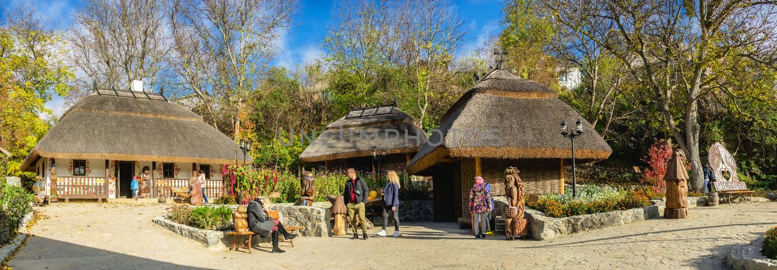 Traditional Ukrainian village in Uman, Ukraine by Multipedia