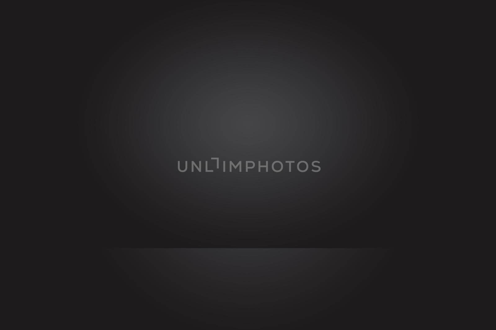 Abstract luxury blur dark grey and black gradient, used as background studio wall for display your products. by Benzoix