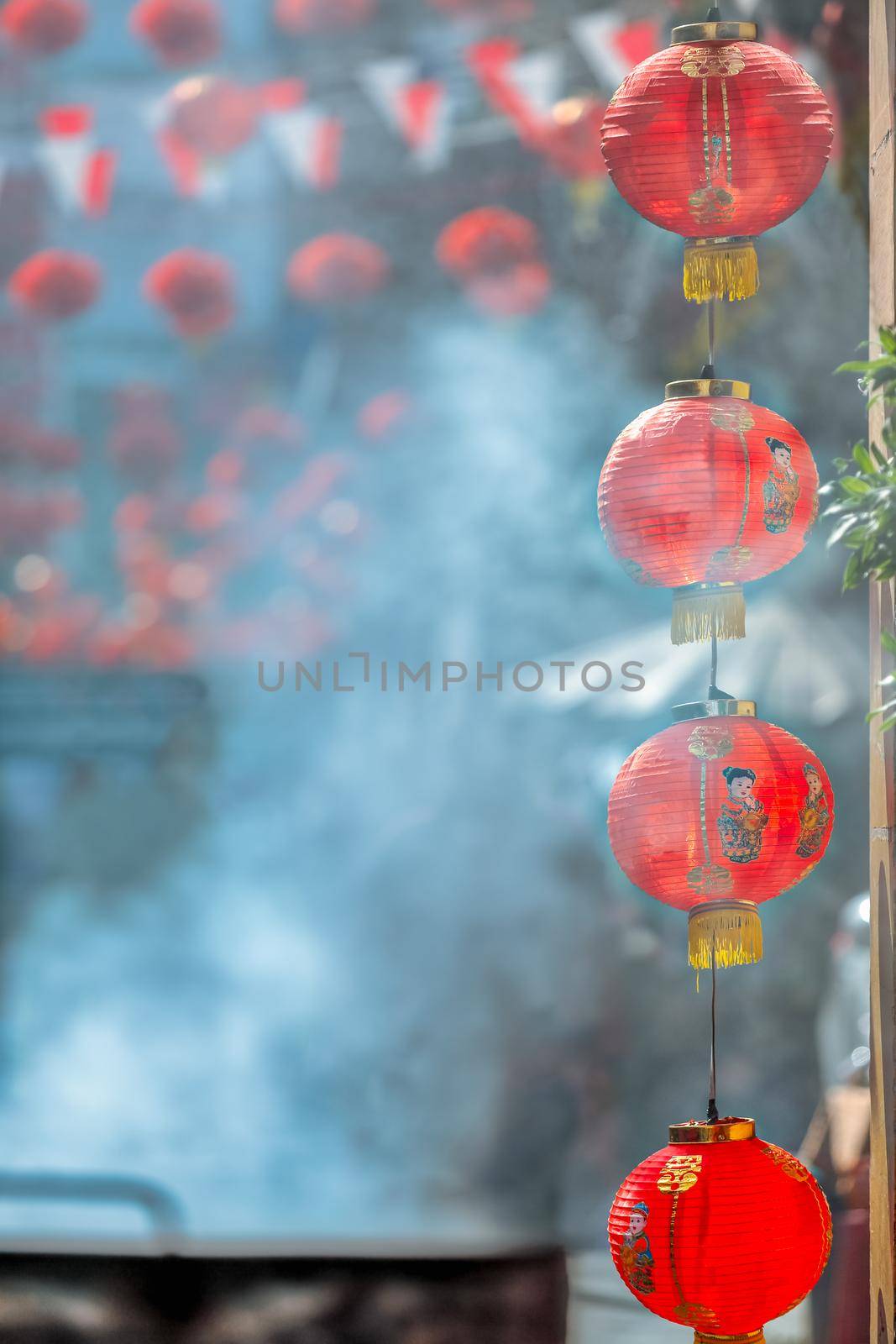 Chinese new year lantern in chinatown. by toa55