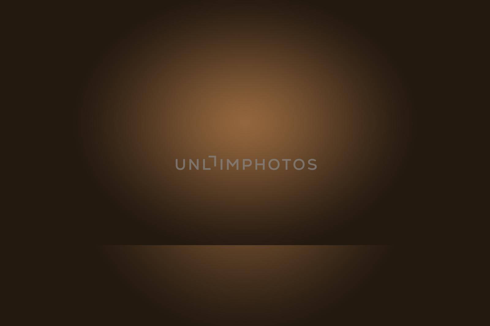 Abstract brown gradient well used as background for product display. by Benzoix