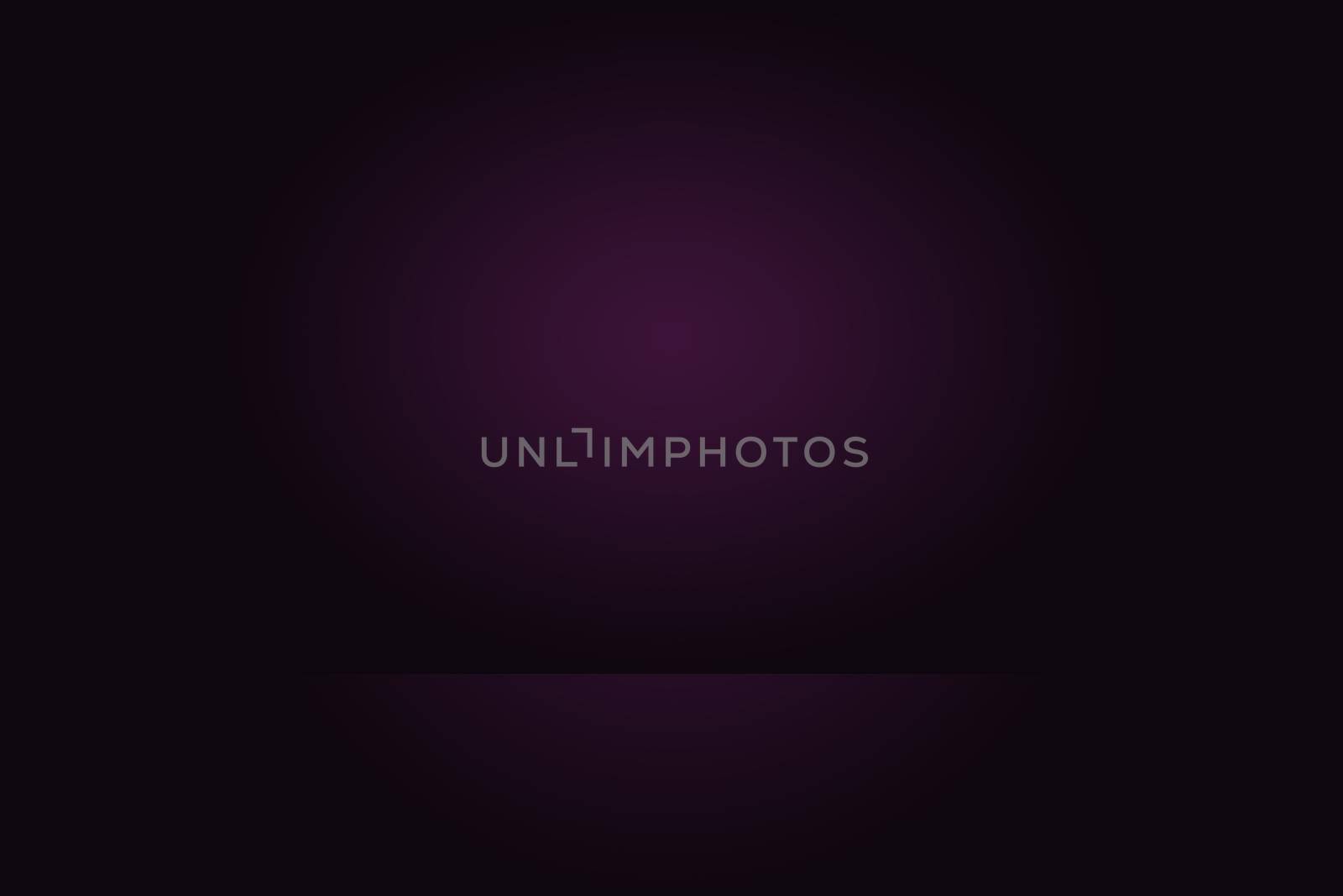 Studio Background Concept - Dark Gradient purple studio room background for product