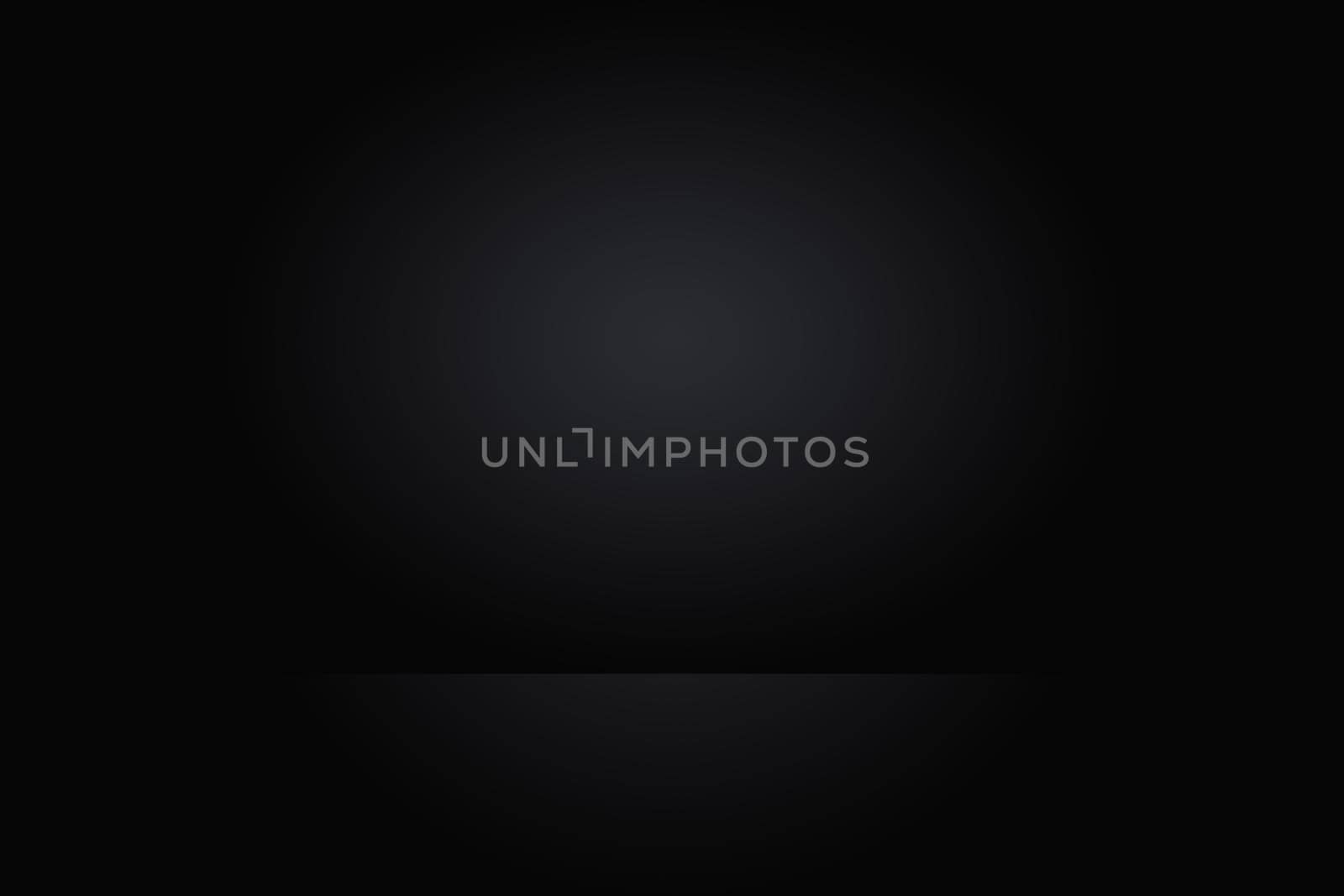 Abstract luxury blur dark grey and black gradient, used as background studio wall for display your products. by Benzoix