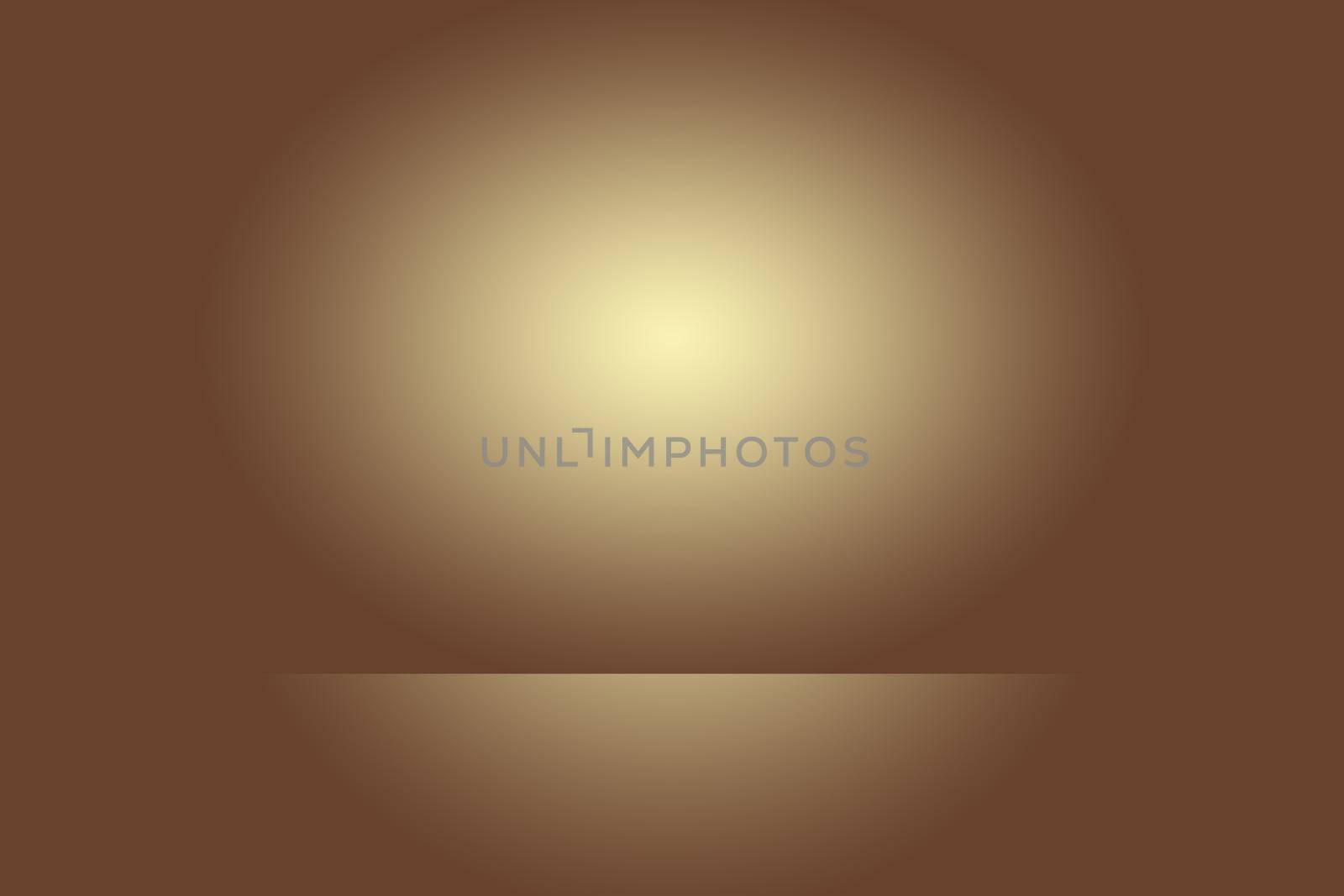 Abstract brown gradient well used as background for product display