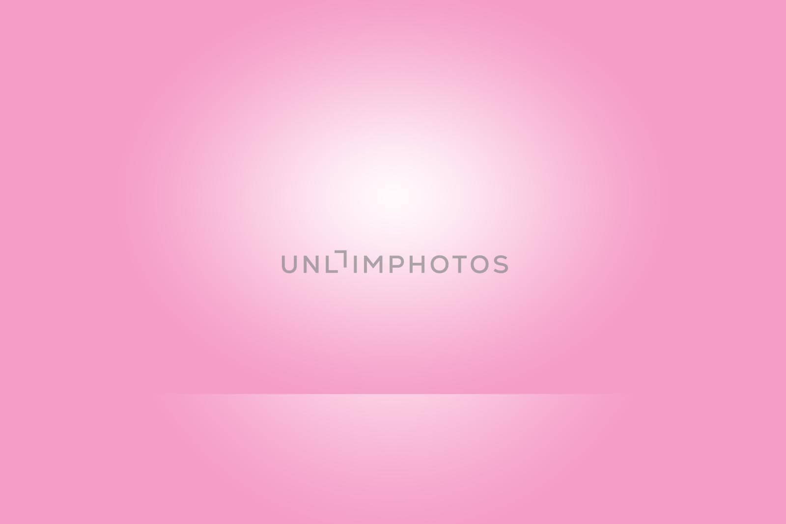 Abstract empty smooth light pink studio room background, Use as montage for product display,banner,template. by Benzoix