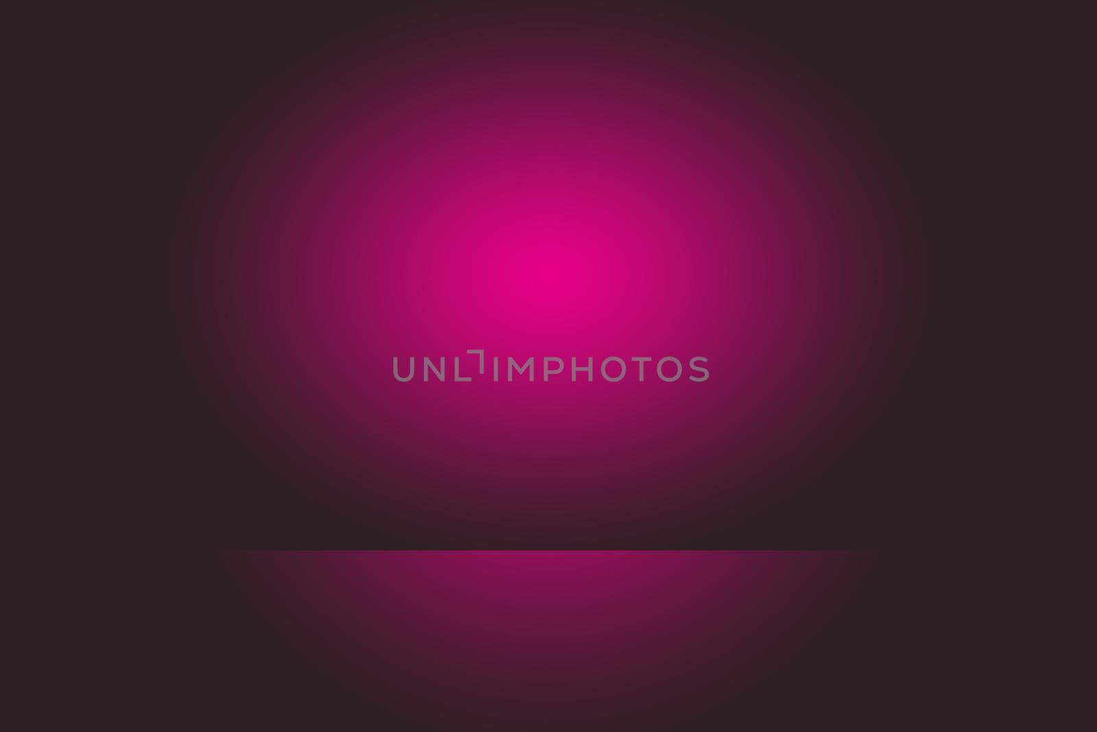 Studio Background Concept - Dark Gradient purple studio room background for product