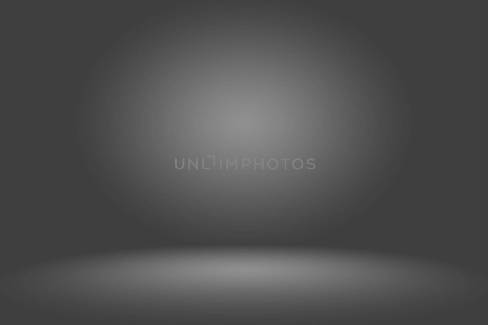 Abstract dark gray template blank space dark gradient wall.Dark gray empty room studio gradient used for montage or display your products