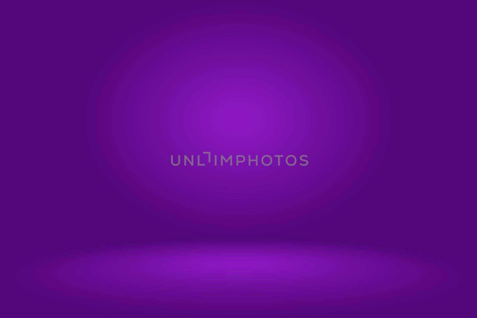 Studio Background Concept - Dark Gradient purple studio room background for product