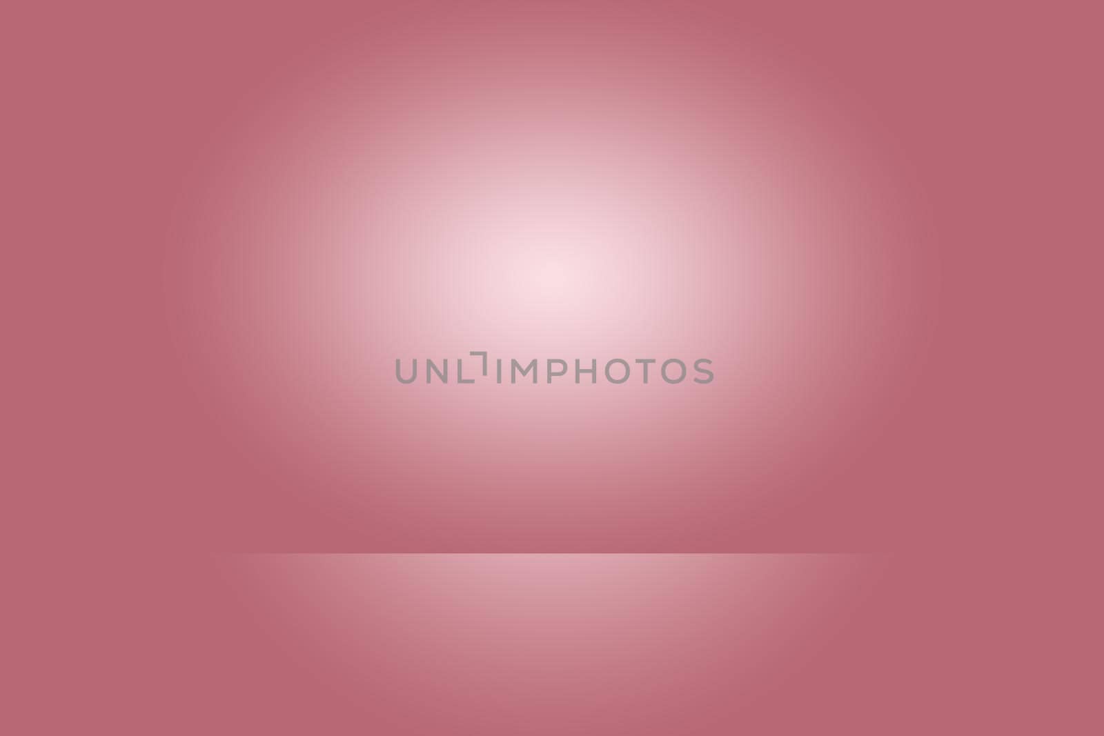 Abstract empty smooth light pink studio room background, Use as montage for product display,banner,template. by Benzoix