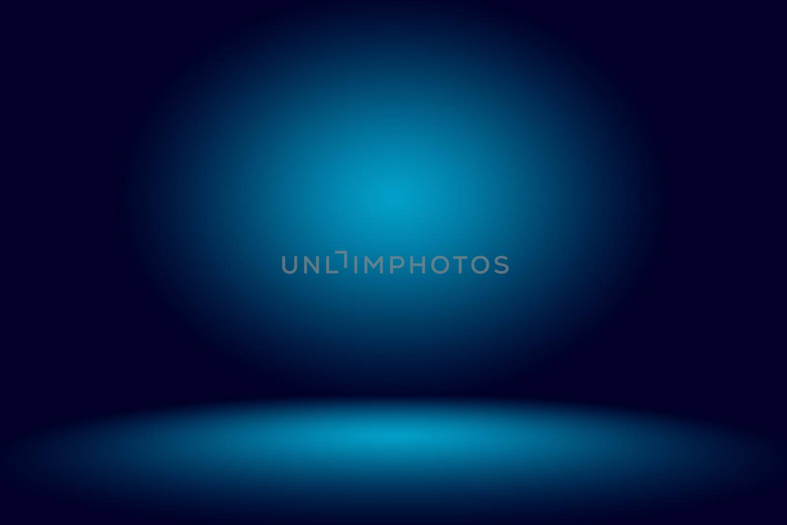 Gradient Blue abstract background. Smooth Dark blue with Black vignette Studio. by Benzoix