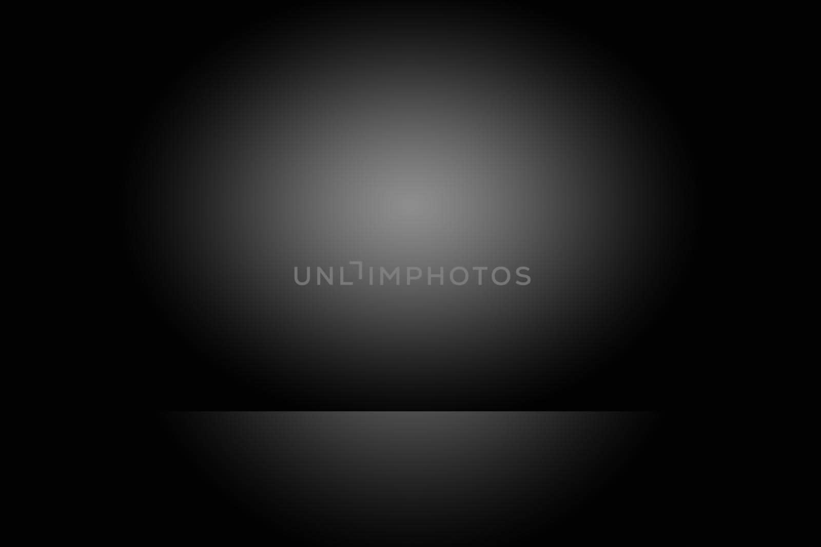 Abstract luxury blur dark grey and black gradient, used as background studio wall for display your products