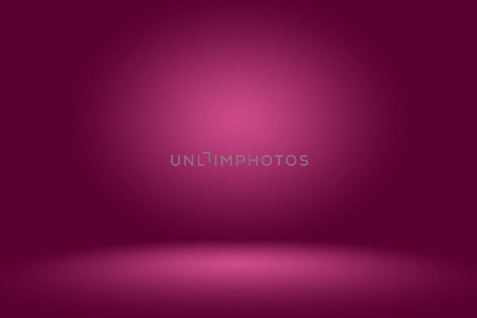 Studio Background Concept - Dark Gradient purple studio room background for product