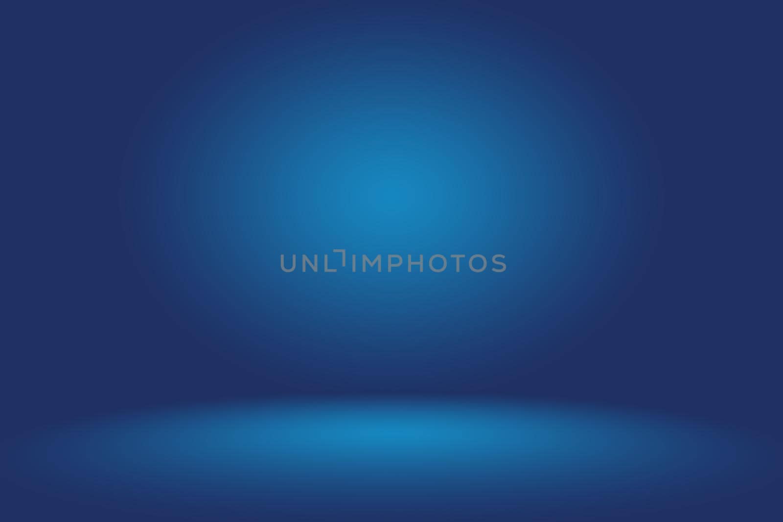 Gradient Blue abstract background. Smooth Dark blue with Black vignette Studio