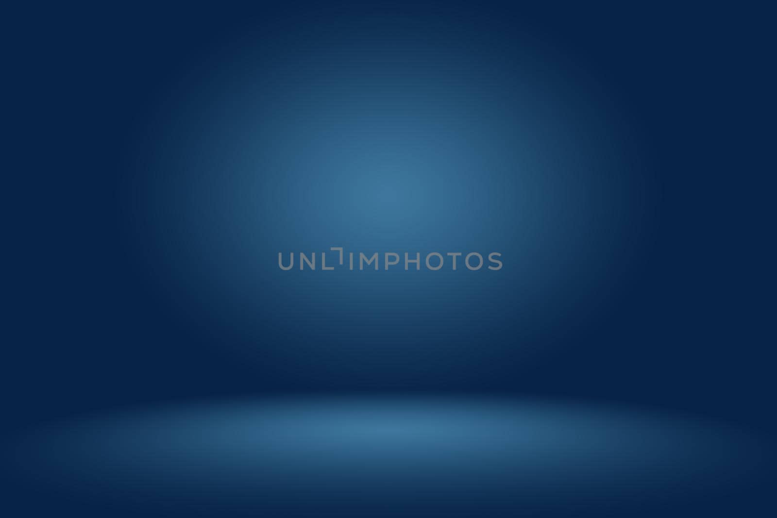 Gradient Blue abstract background. Smooth Dark blue with Black vignette Studio