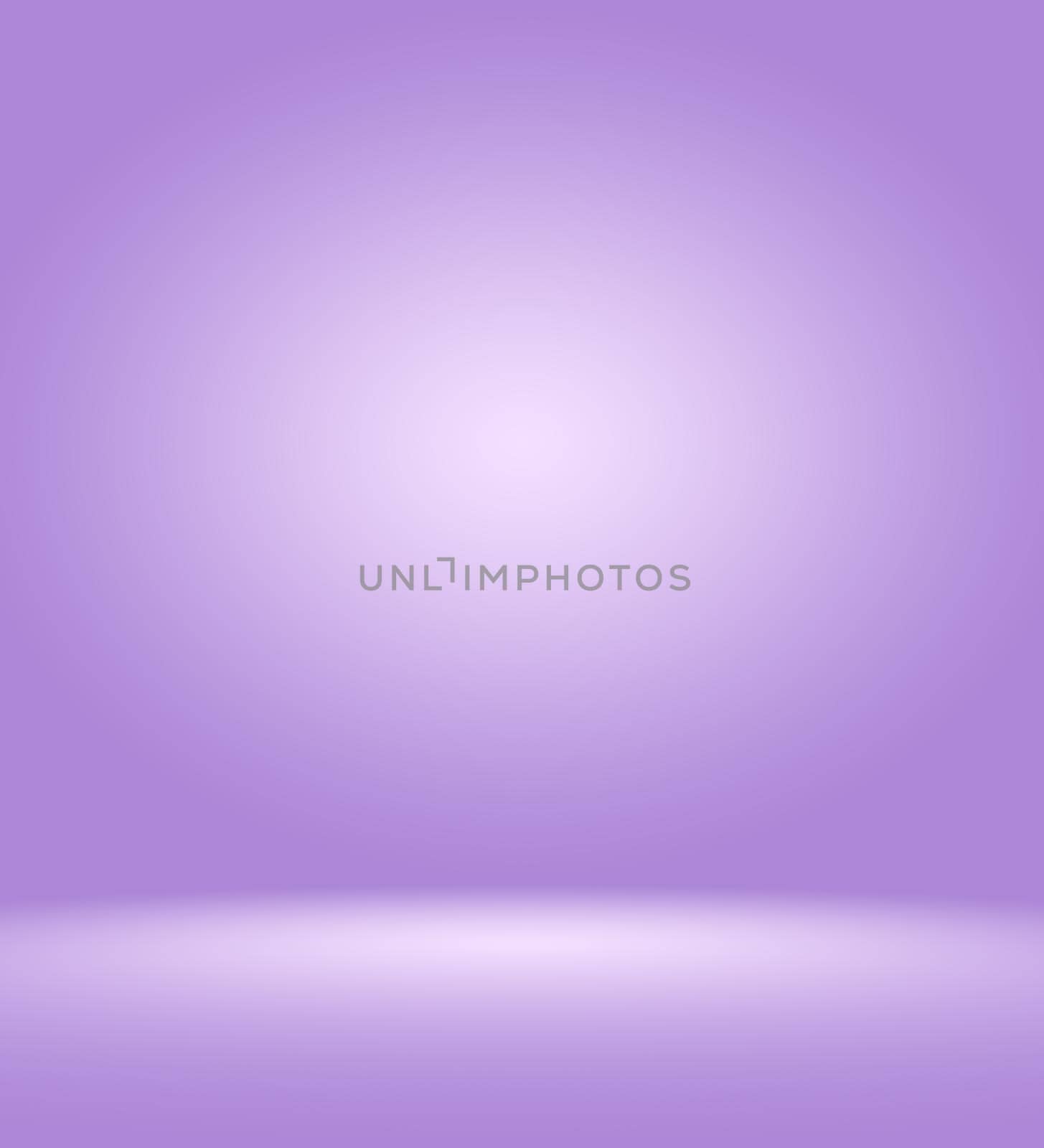 Studio Background Concept - abstract empty light gradient purple studio room background for product