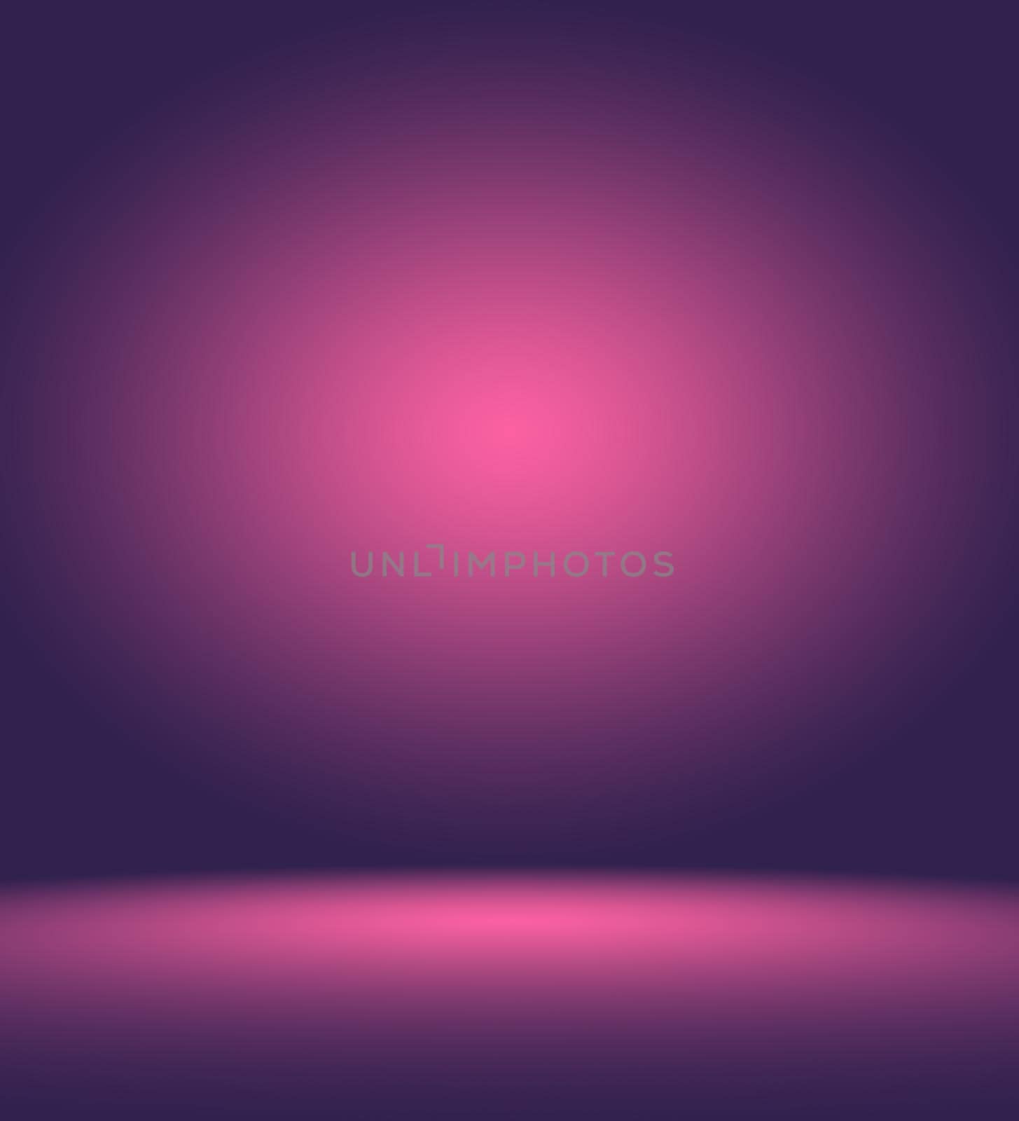 Studio Background Concept - abstract empty light gradient purple studio room background for product