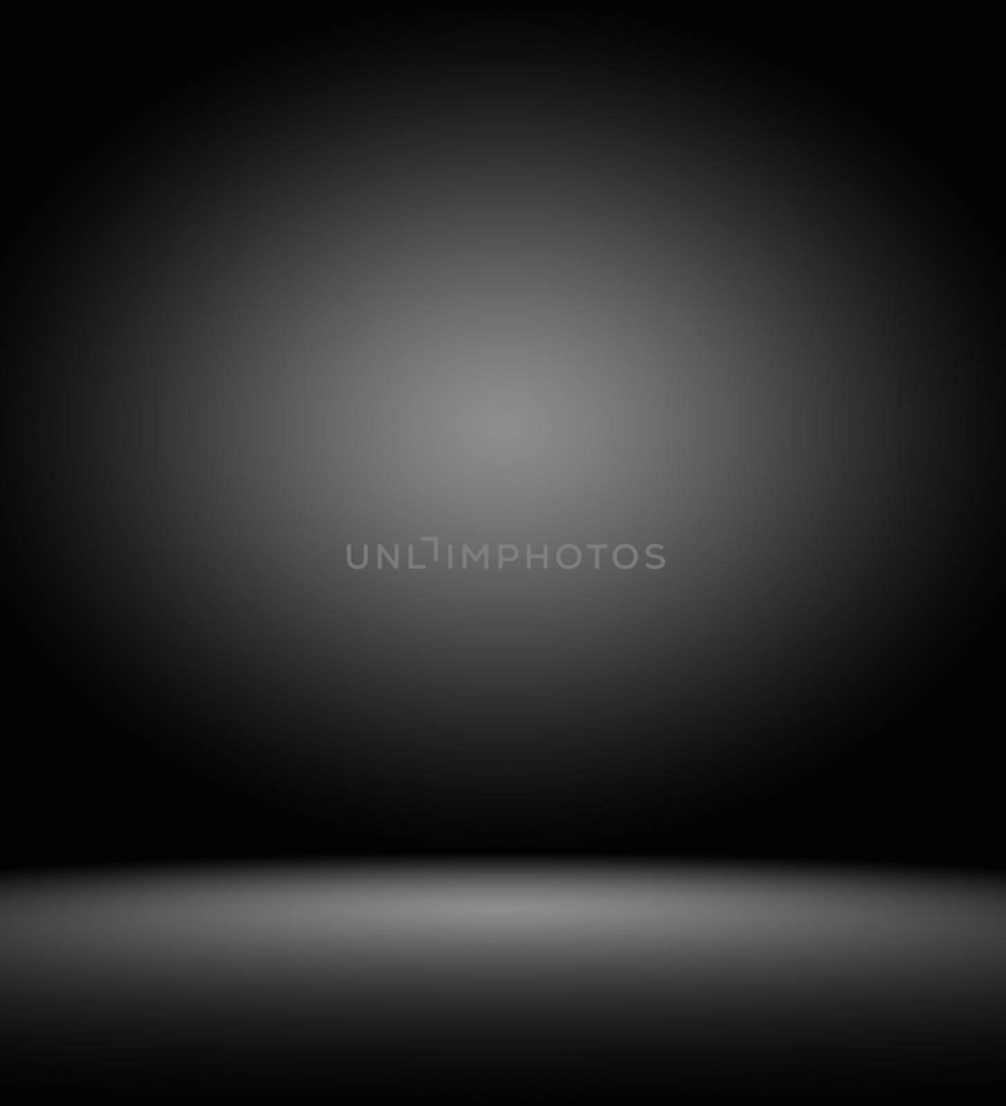 Abstract luxury blur dark grey and black gradient, used as background studio wall for display your products