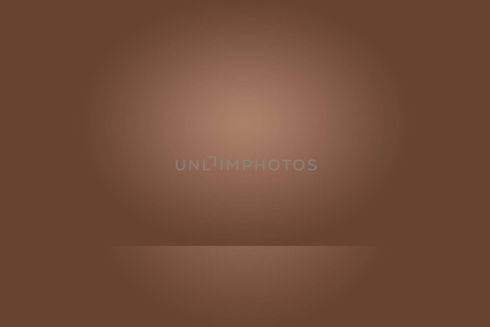 Abstract Smooth Brown wall background layout design,studio,room,web template,Business report with smooth circle gradient color.