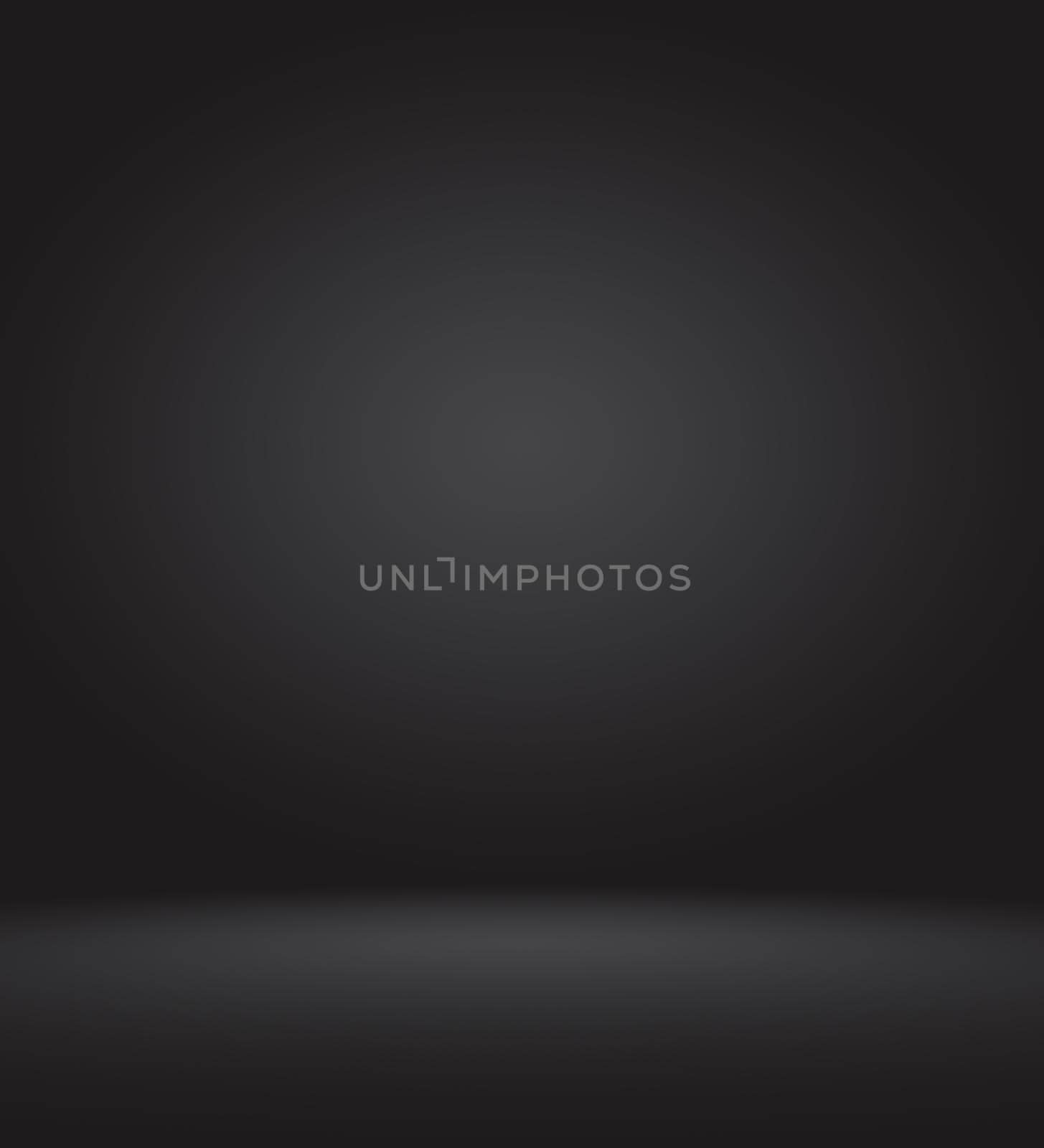 Abstract luxury blur dark grey and black gradient, used as background studio wall for display your products