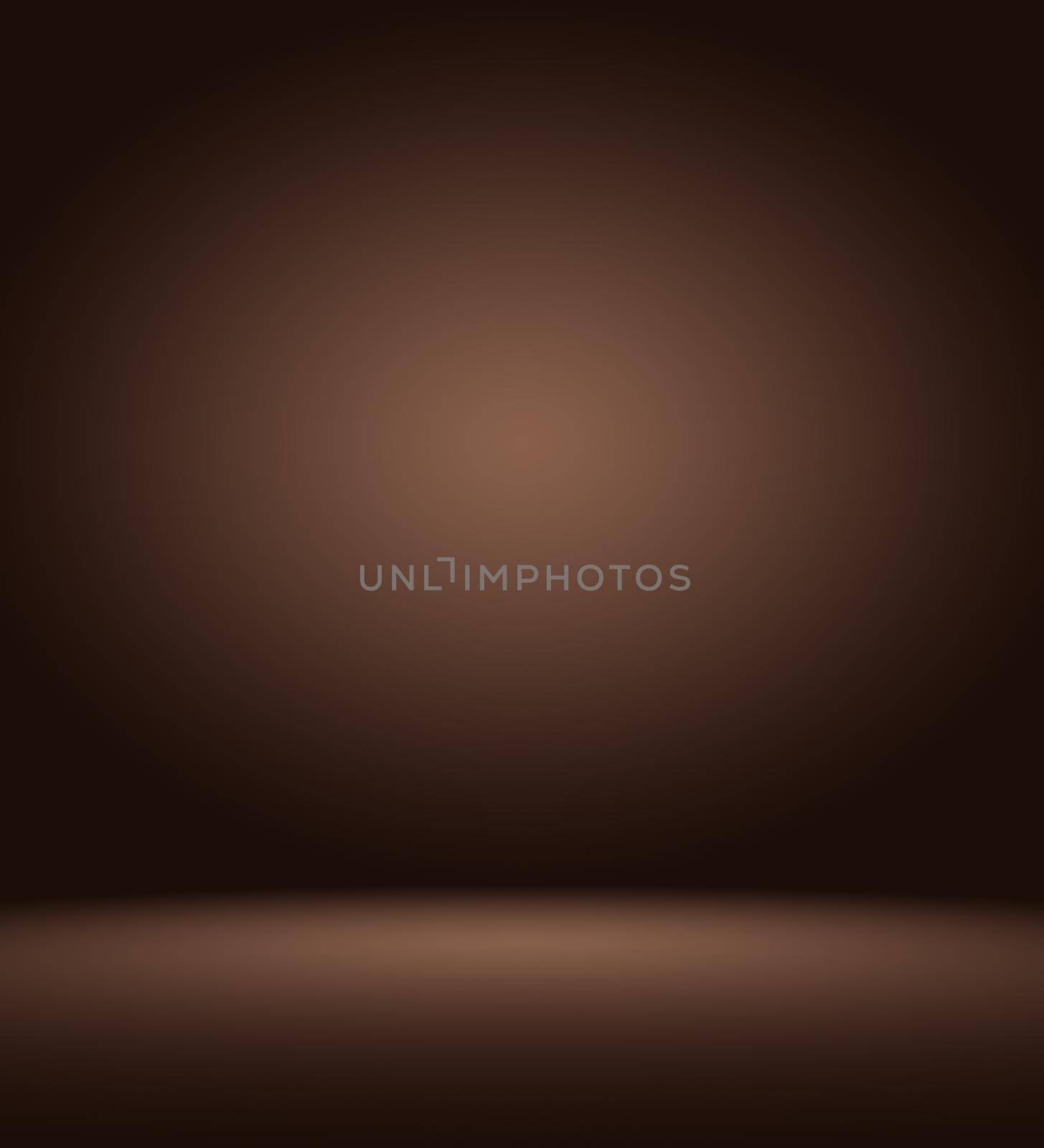 Abstract luxury dark brown and brown gradient with border brown vignette, Studio backdrop - well use as backdrop background, board, studio background.