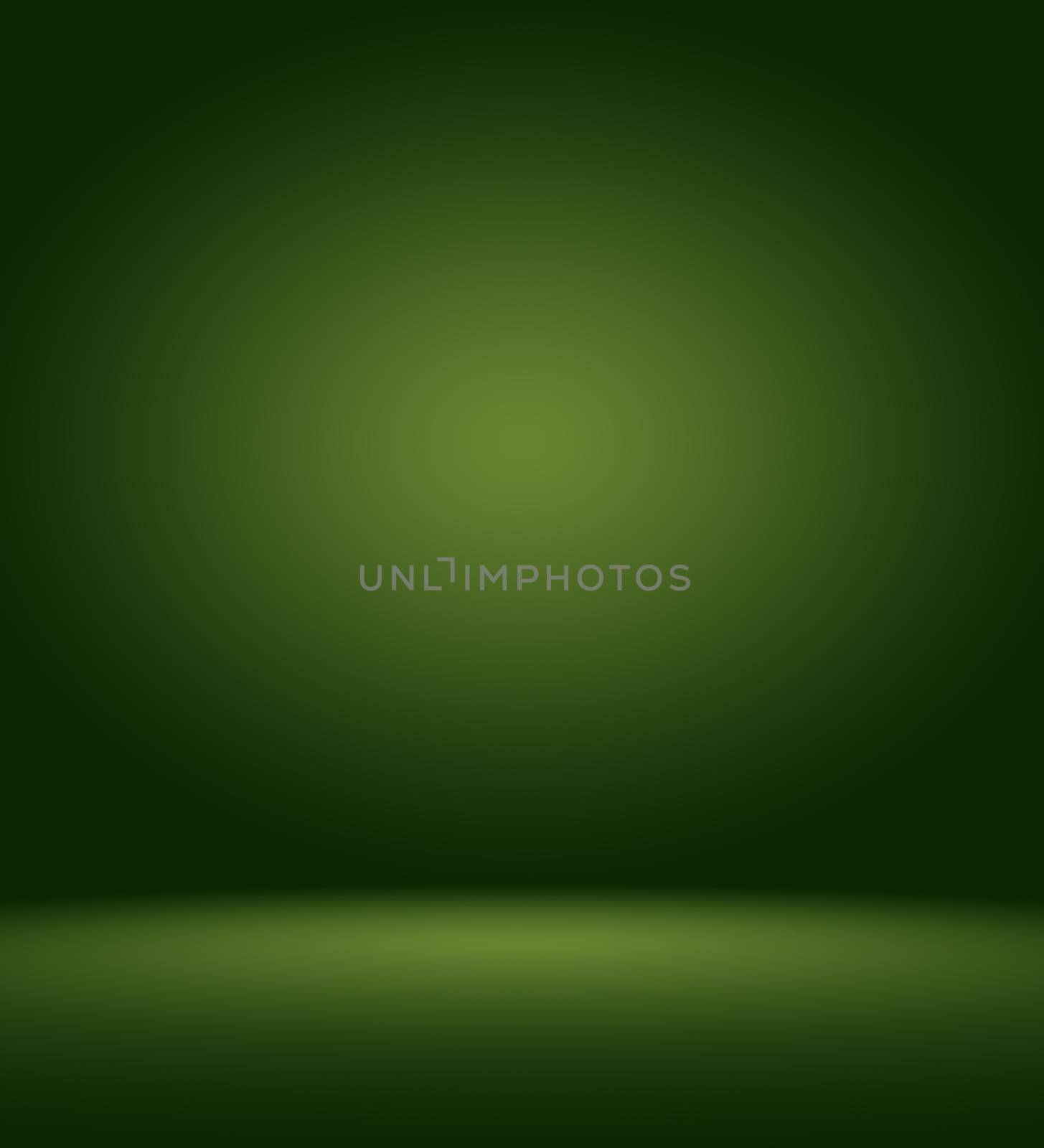 Empty Green Studio well use as background,website template,frame,business report.