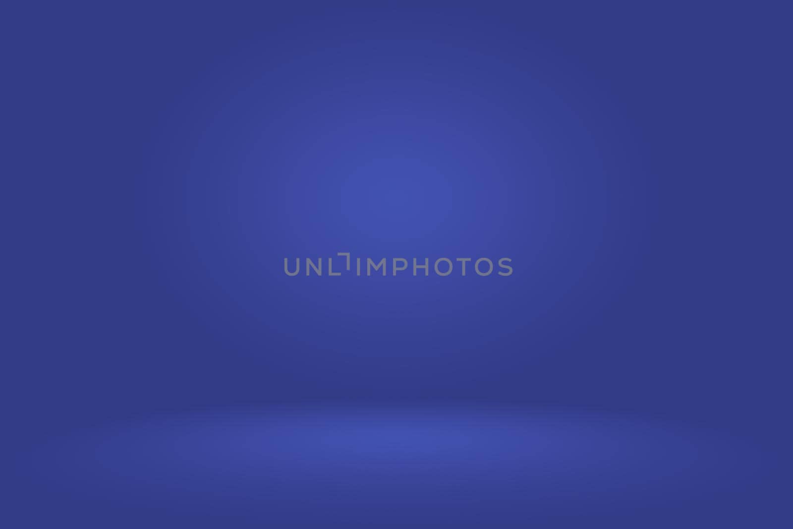 Gradient Blue abstract background. Smooth Dark blue with Black vignette Studio