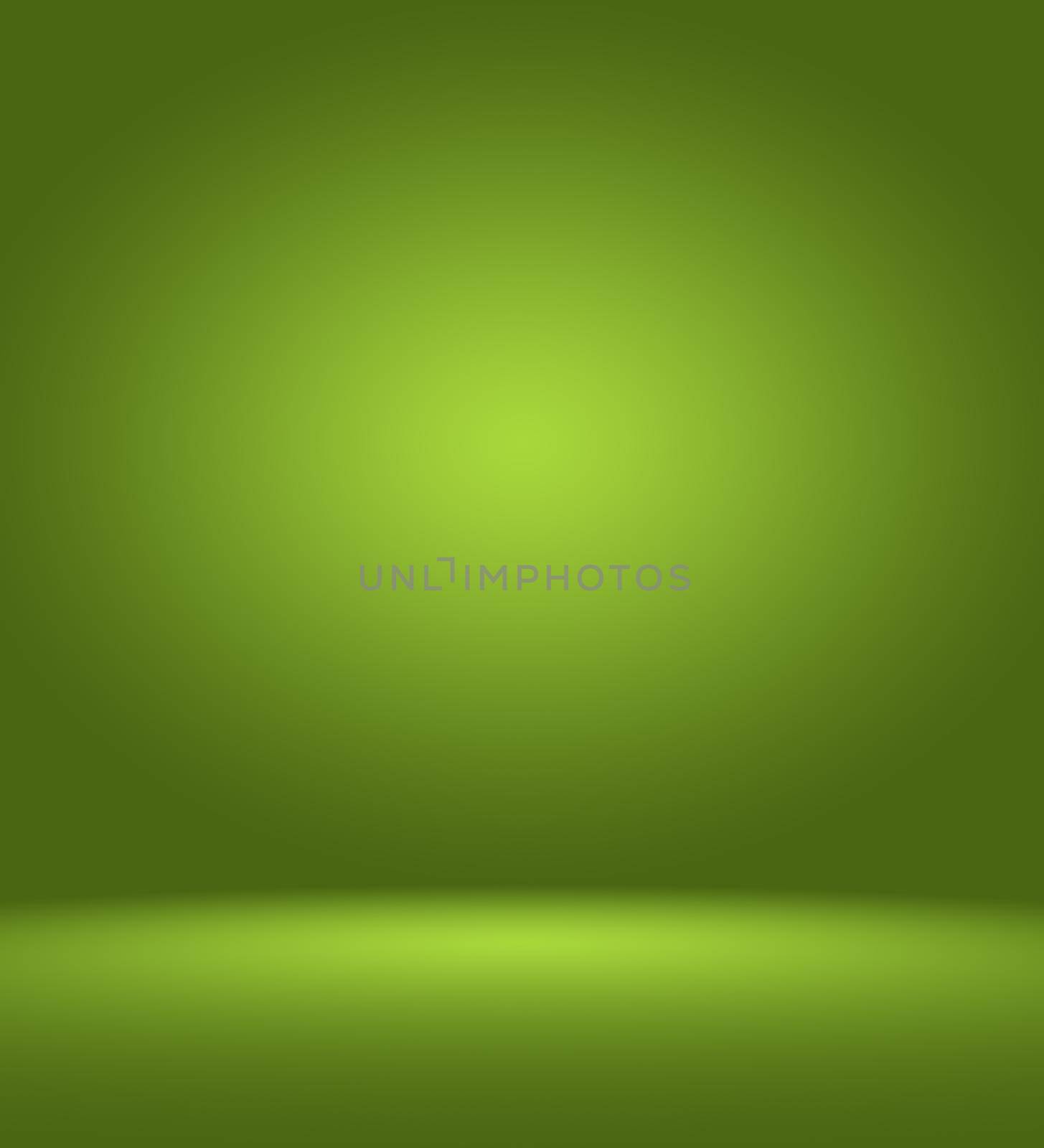 Empty Green Studio well use as background,website template,frame,business report.