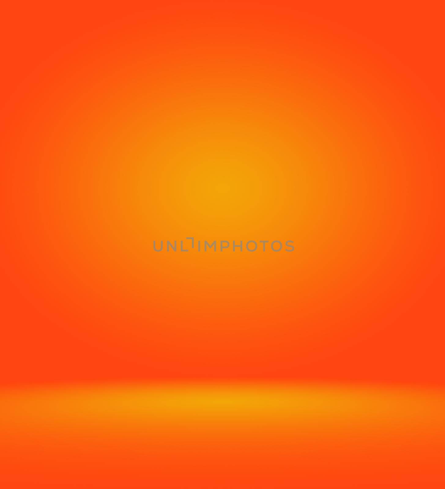 Abstract Orange background layout design,studio,room, web template ,Business report with smooth circle gradient color.