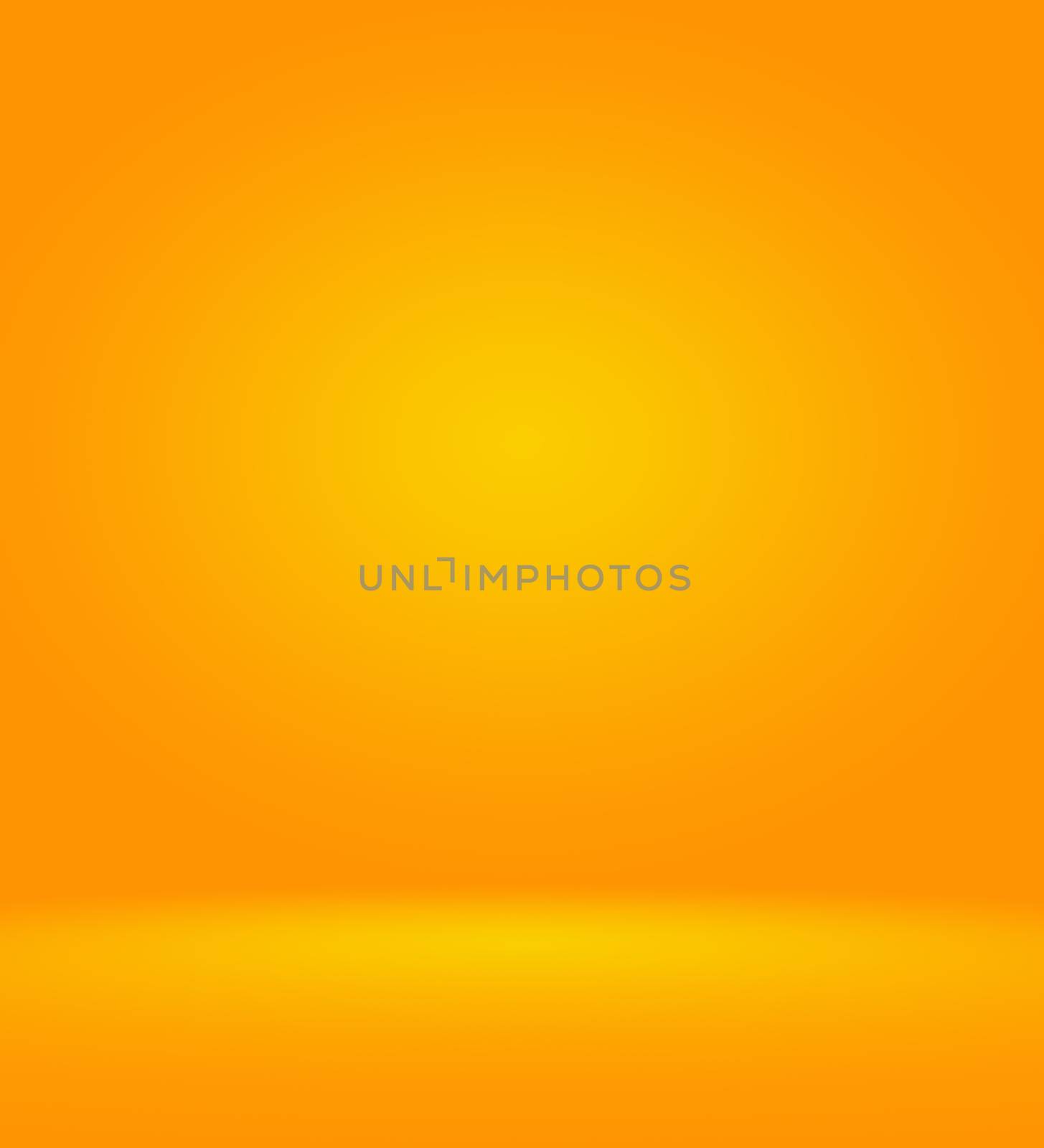 Abstract Orange background layout design,studio,room, web template ,Business report with smooth circle gradient color.