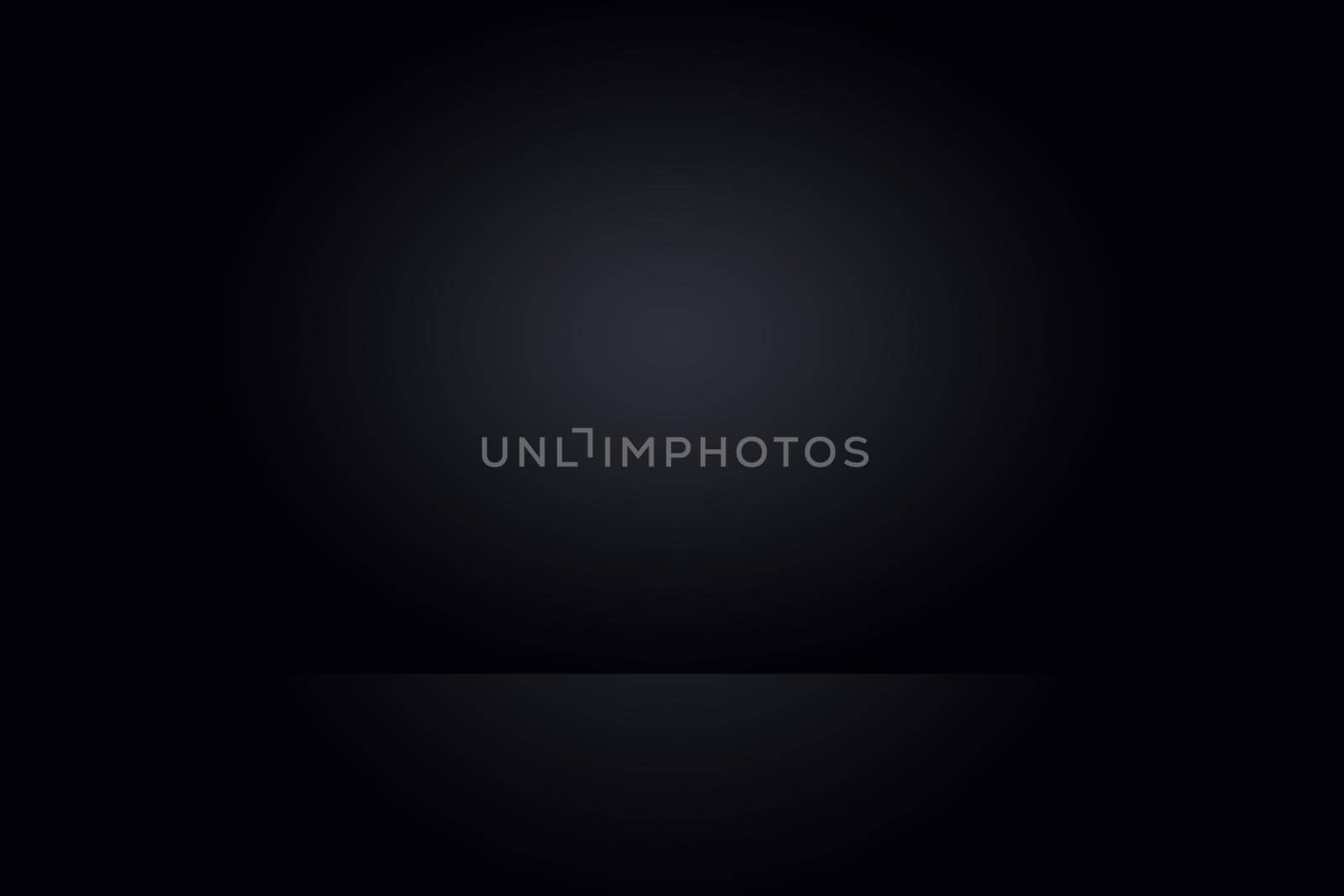 Abstract luxury blur dark grey and black gradient, used as background studio wall for display your products. by Benzoix