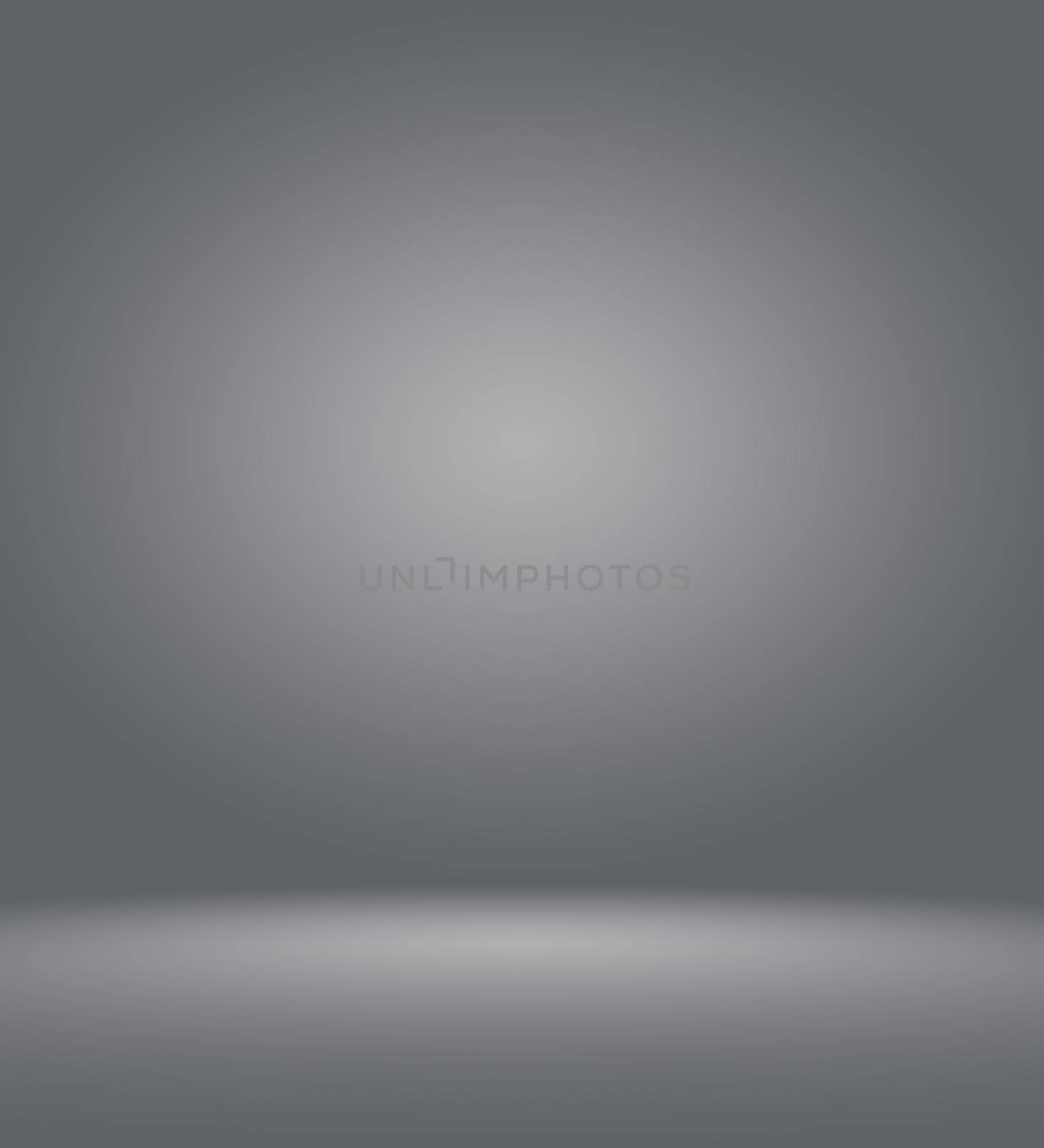 Abstract luxury blur dark grey and black gradient, used as background studio wall for display your products