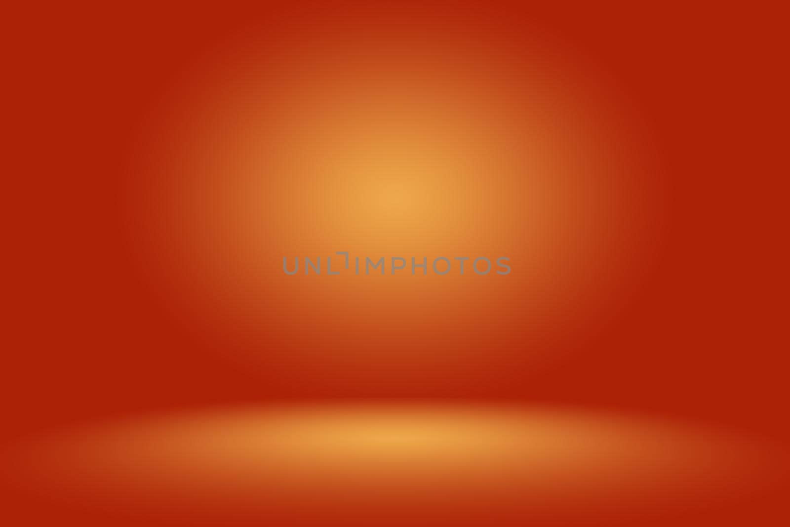 Abstract Smooth Orange background layout design,studio,room, web template ,Business report with smooth circle gradient color.